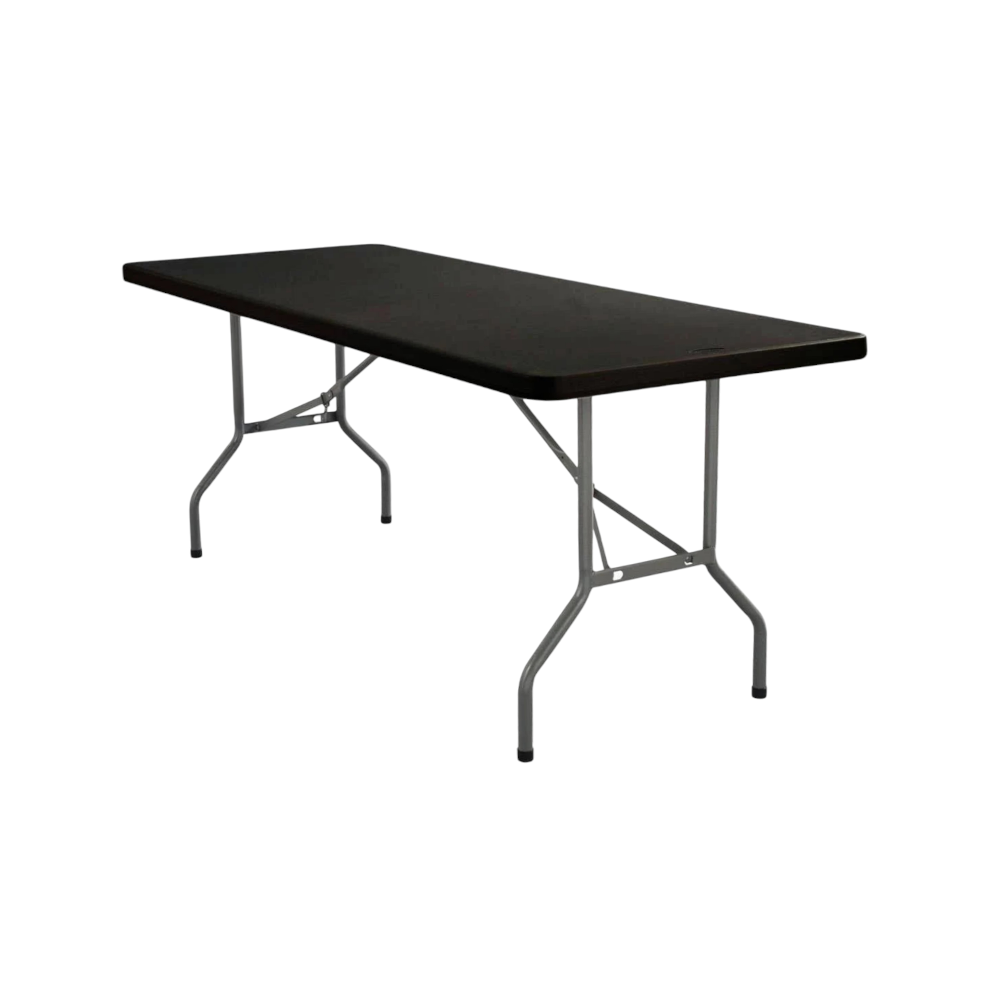 1.8m Folding Trestle Table 6ft Black