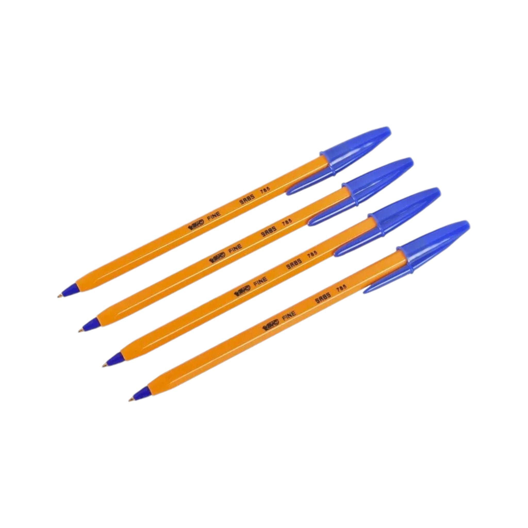 Bic Pen Orange Fine Point Blue 1pc