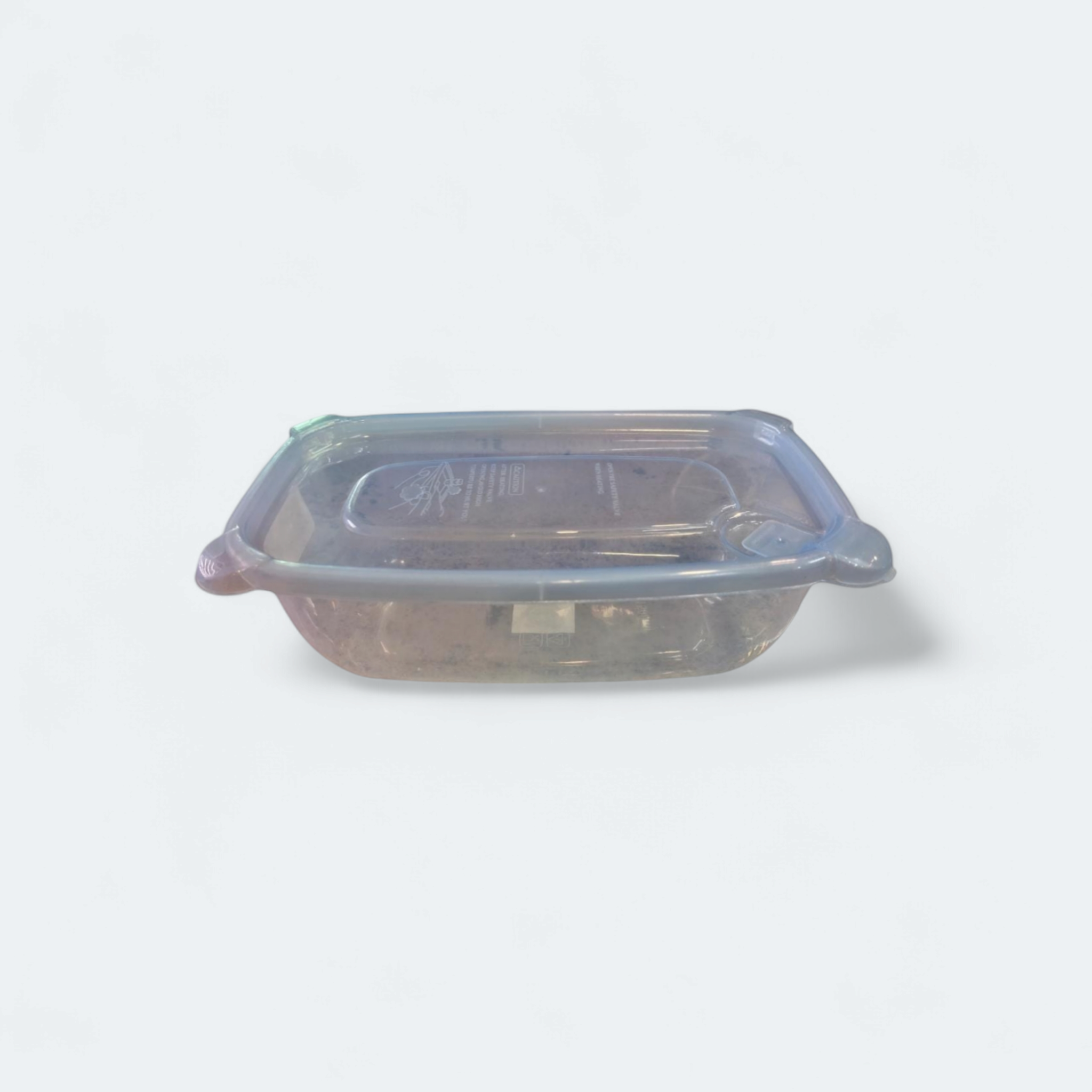 Plastic Micro Food Container with Lid 1.6L P0062