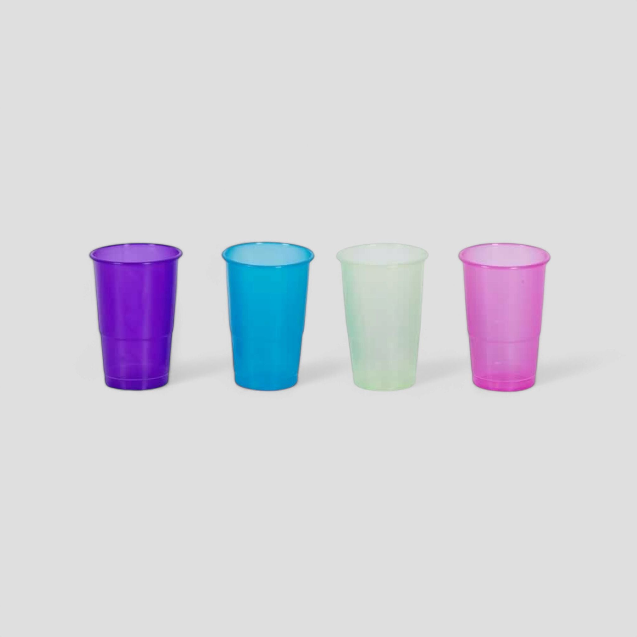 Plastic Disposable Tumbler Glass 5pack Buzz