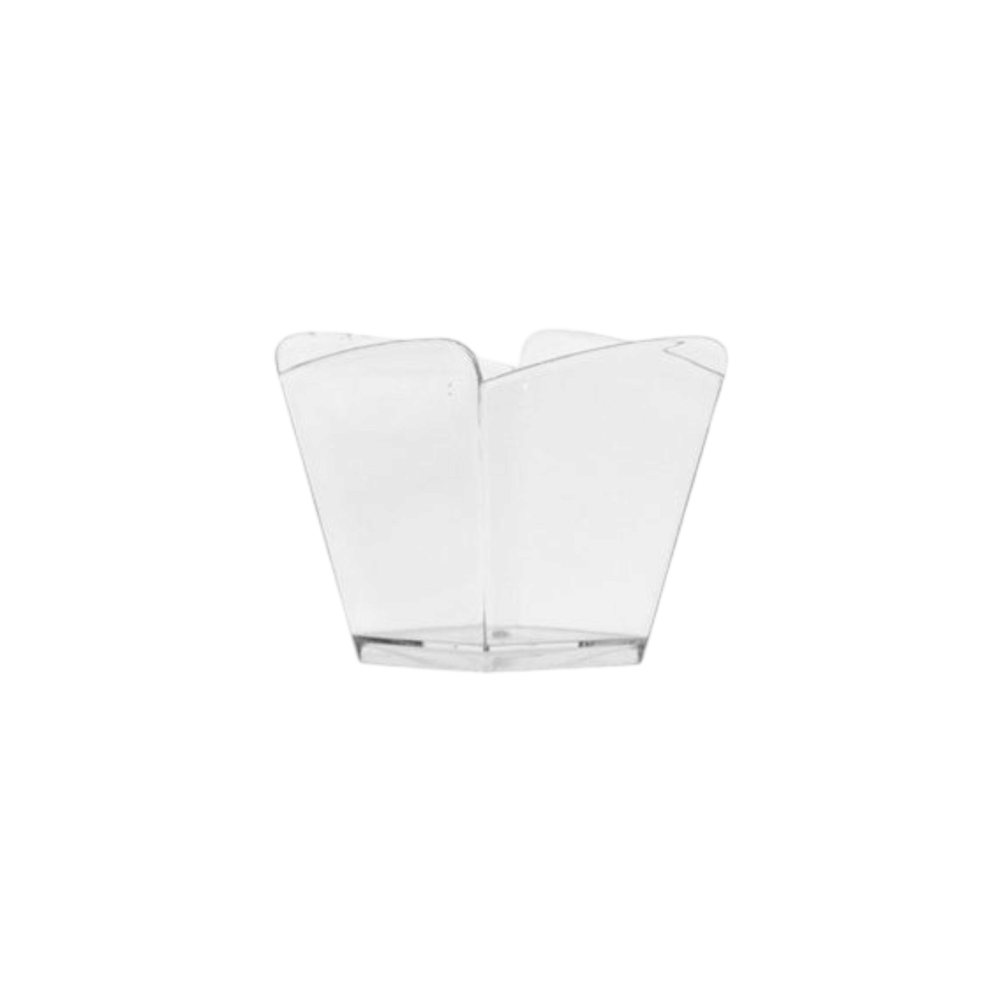 Regent Acrylic Mini Dessert Cup Tapered with Scollop 10pack 35173