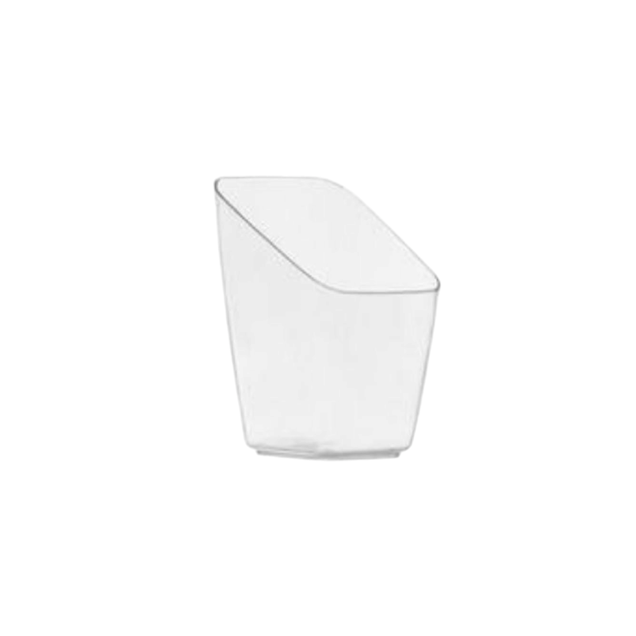 Regent Acrylic Mini Dessert Cup Slanted Square 10pack 35181