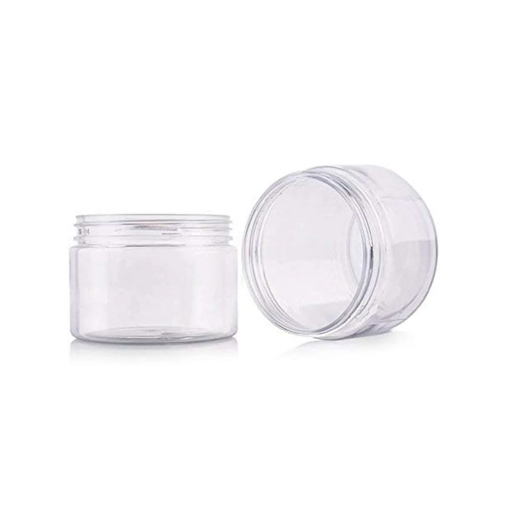 PET Plastic Jar with Aluminium Screw on Lid