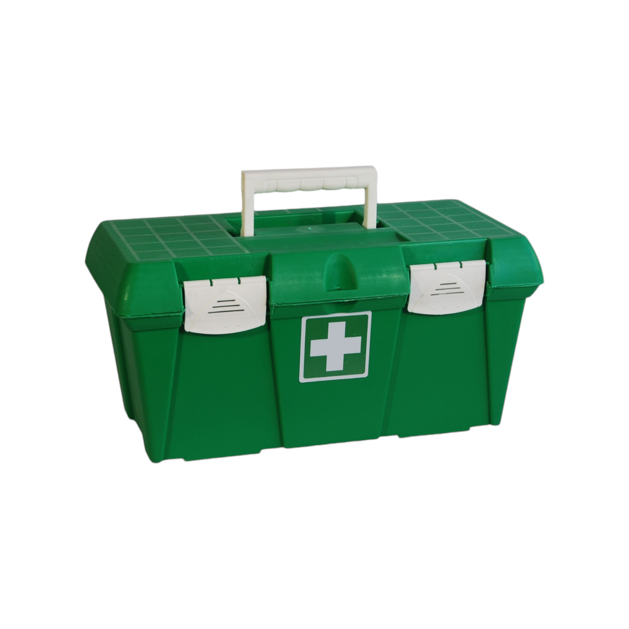 Plastic Medical Box 48cm with Tray Green RI0113WH