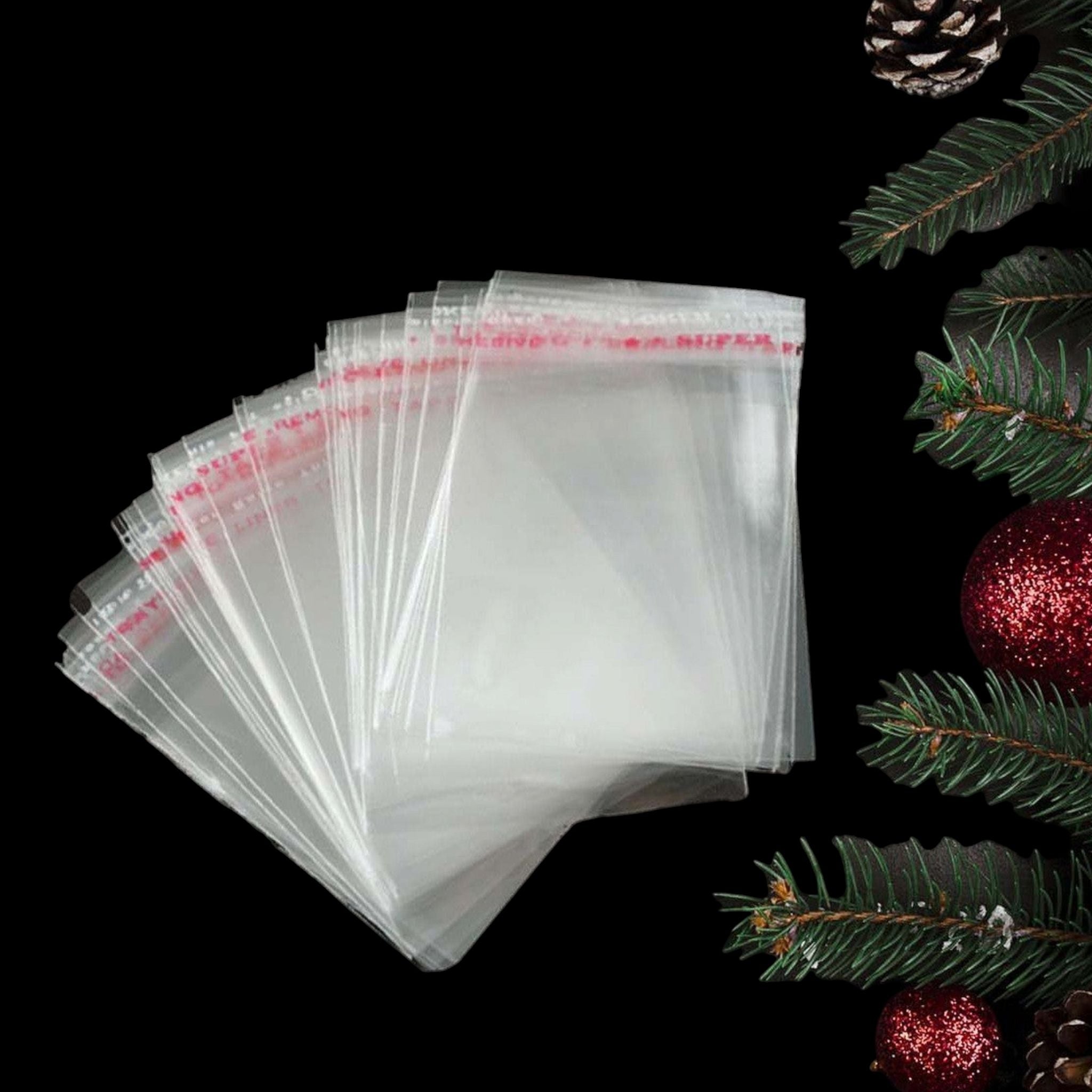 Polyprop Cellophane Selfseal Bags 10x11cm+3mm 100pack