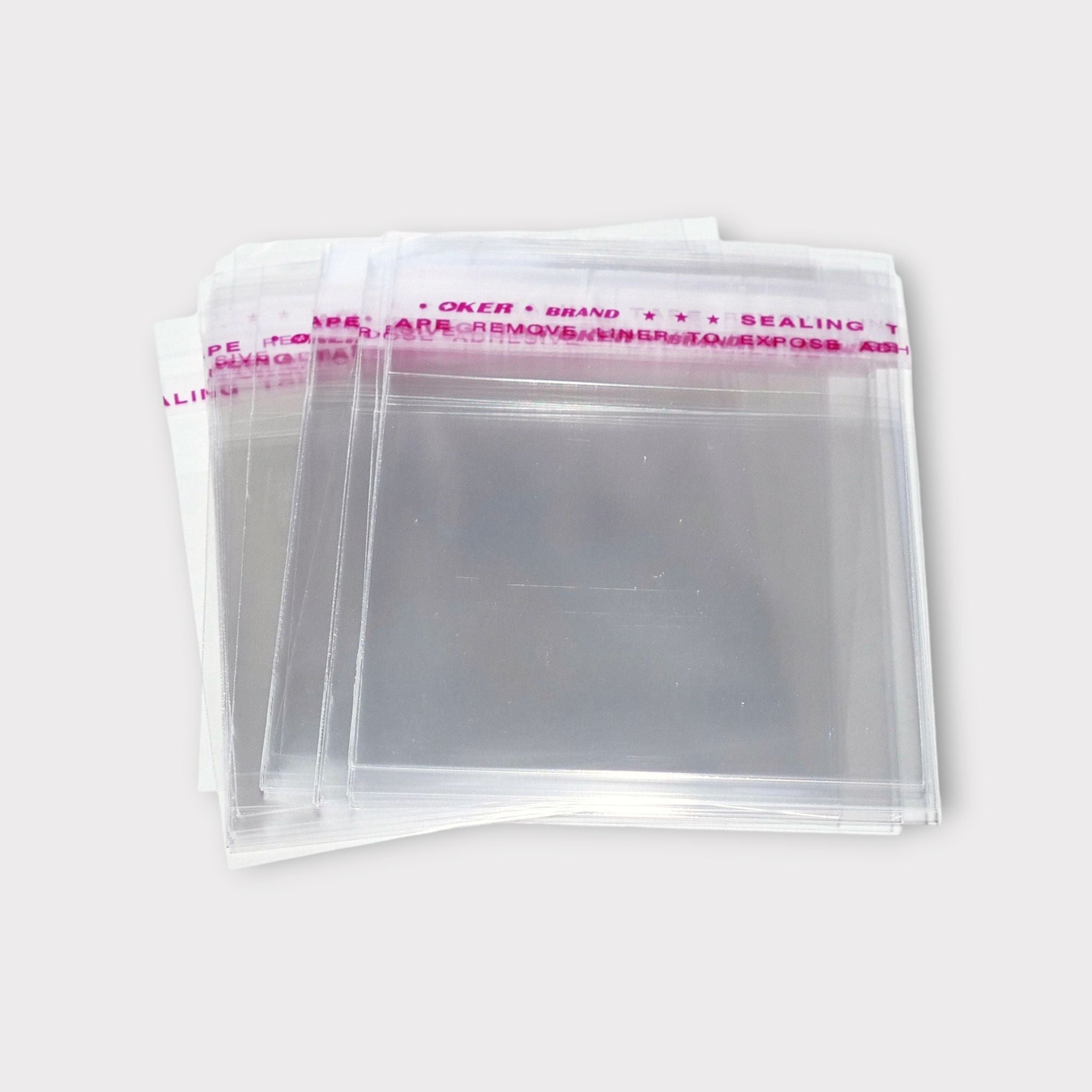 Polyprop Cellophane Selfseal Bags 10x11cm+3mm 100pack