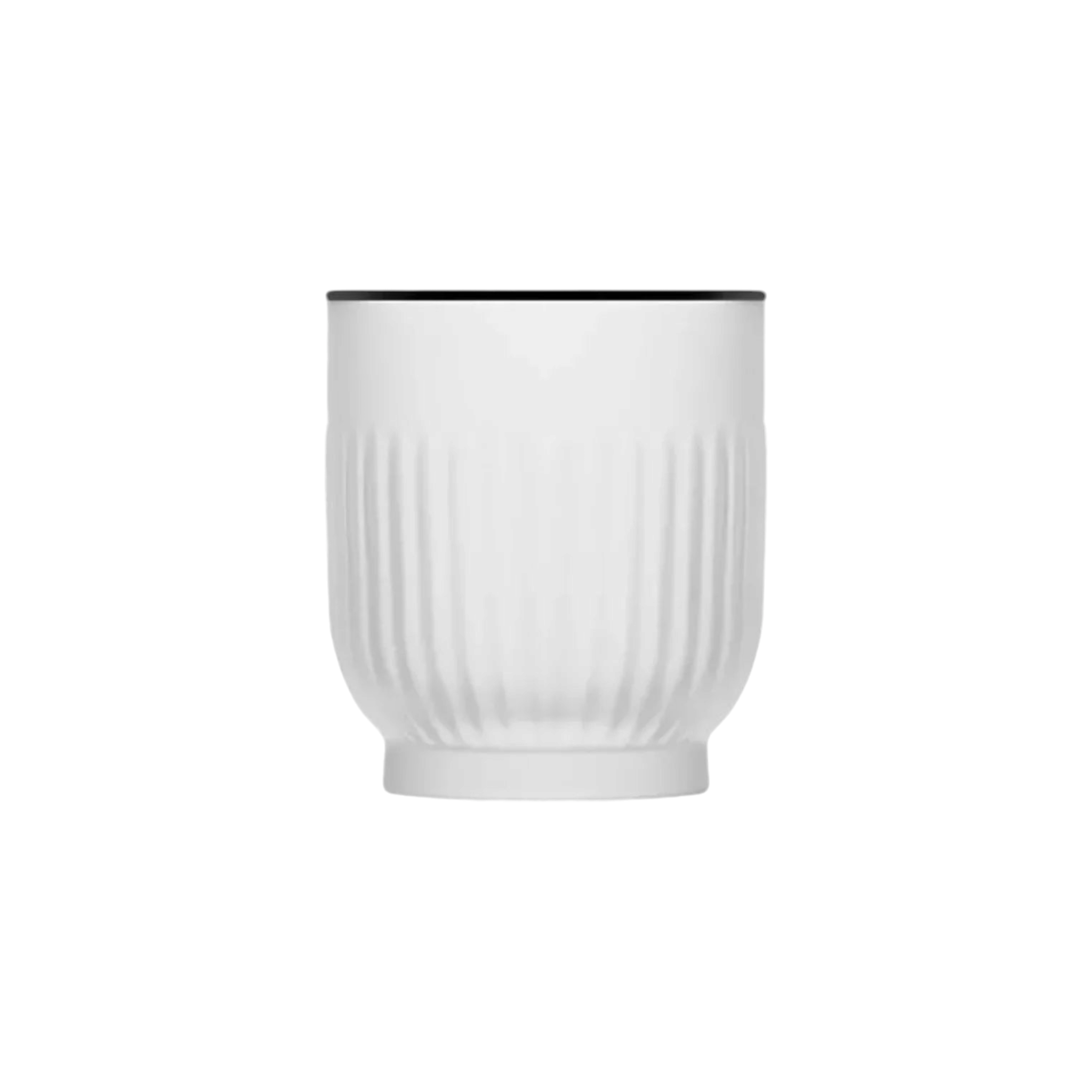 LAV Tokyo Glass Tumbler 330ml White Frosted Whisky