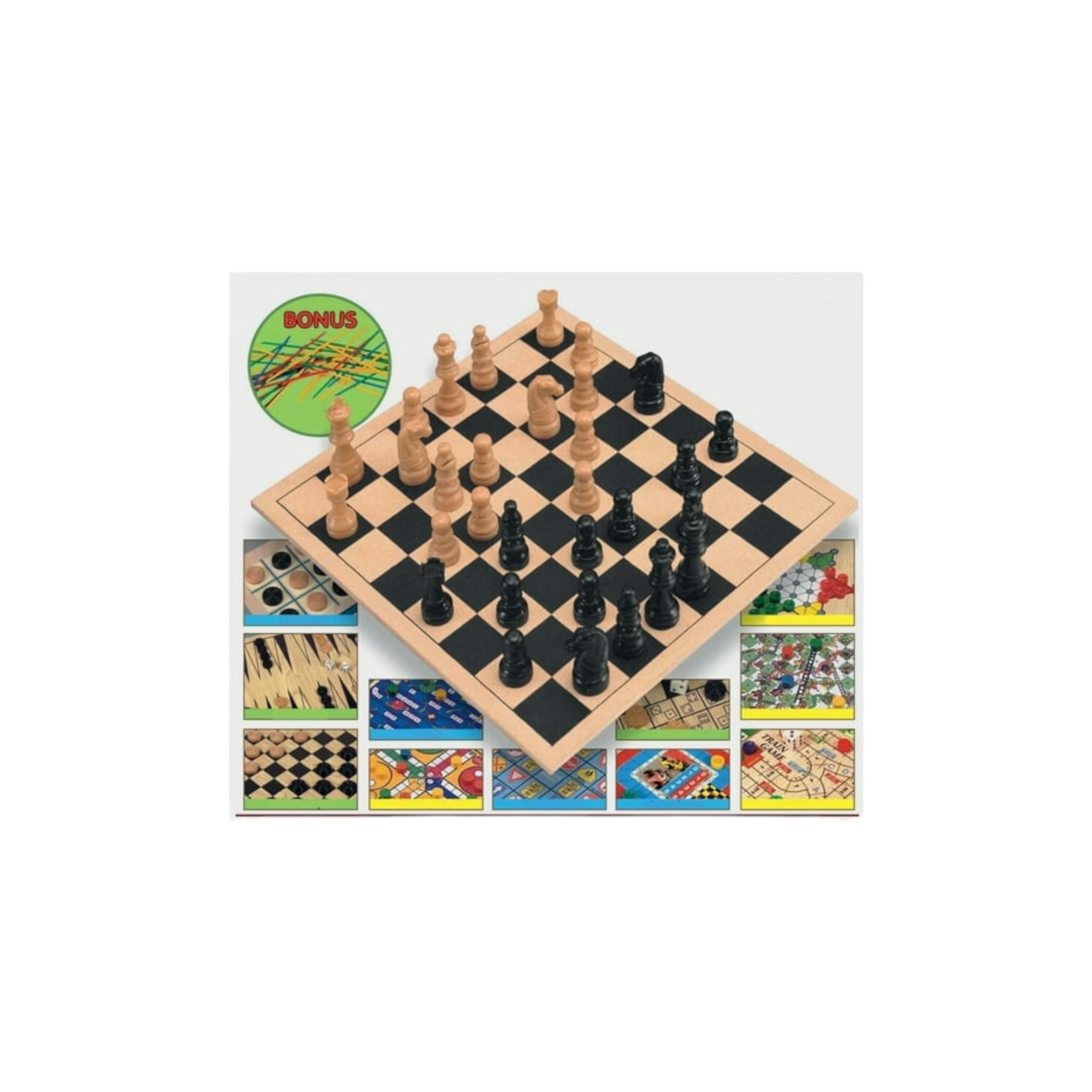 First Learning  12-Game Super Set and Pick Up Sticks