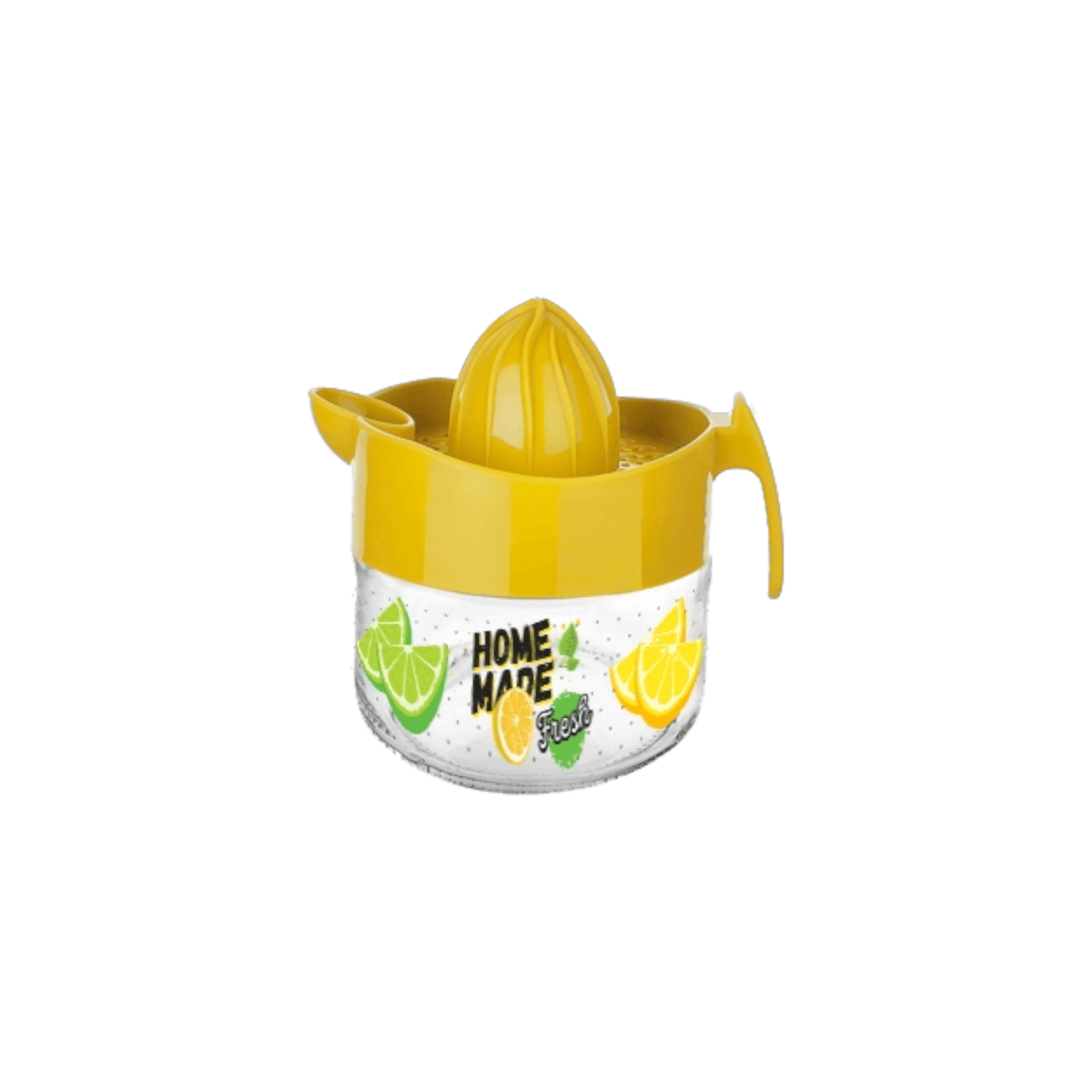 Titiz Glass Jar Lemon Squeezer Lima Dor Pattened KC-402