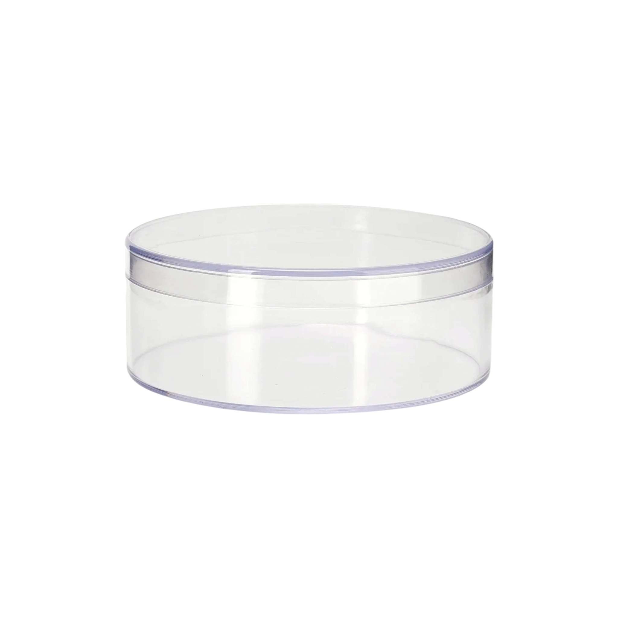 Acrylic Gift Box Round 180ml Jar with Lid 8.5x5cm