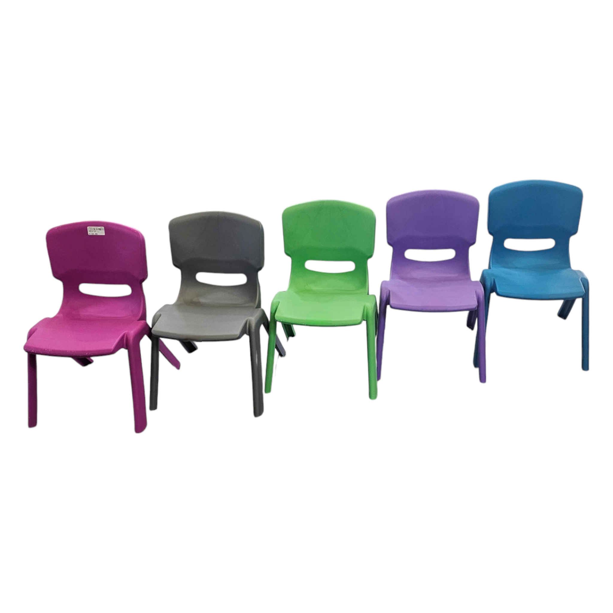 Preschool Colored Kiddies Chair 40cm Stackable