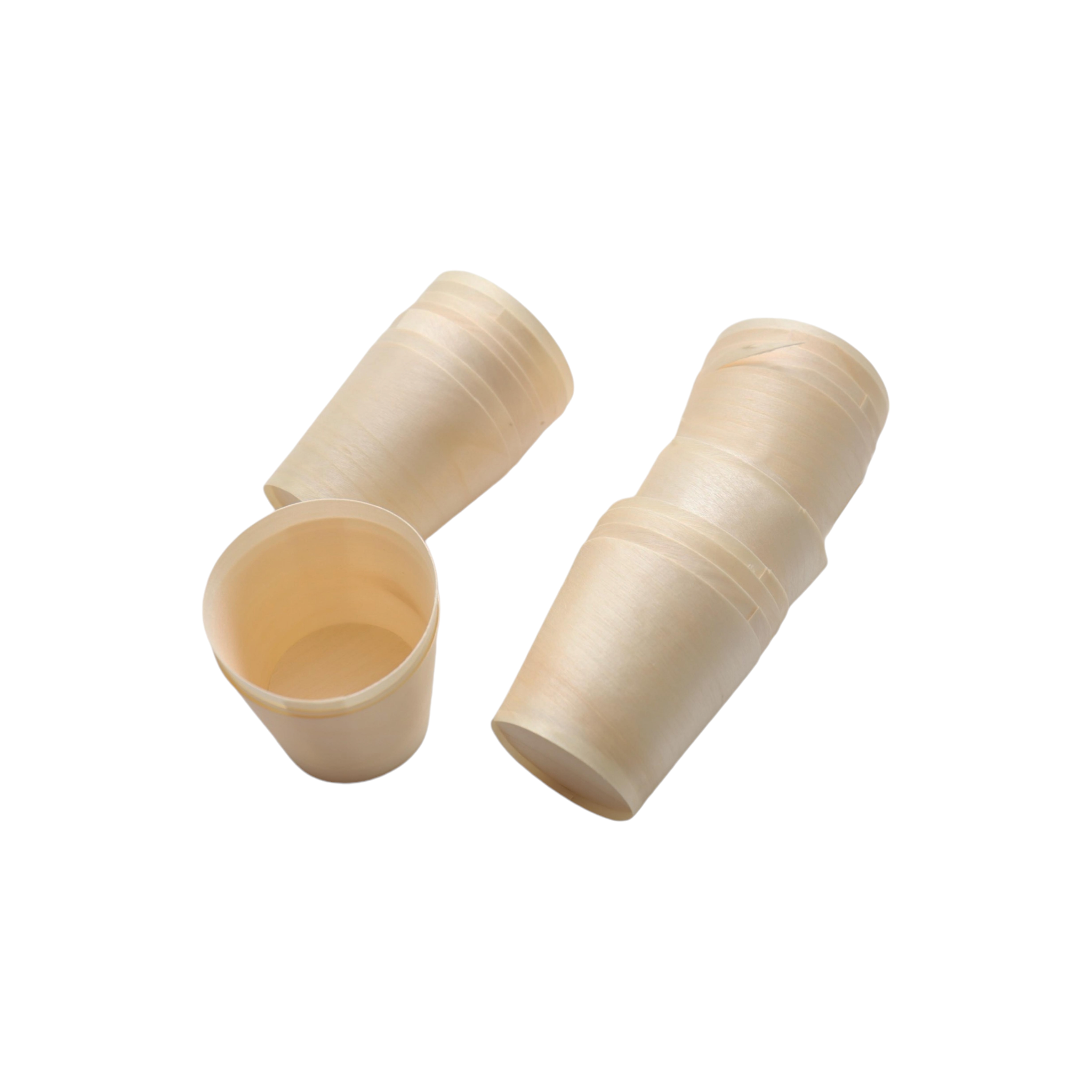 Disposable Bamboo Cups 8x6cm Large 20pack