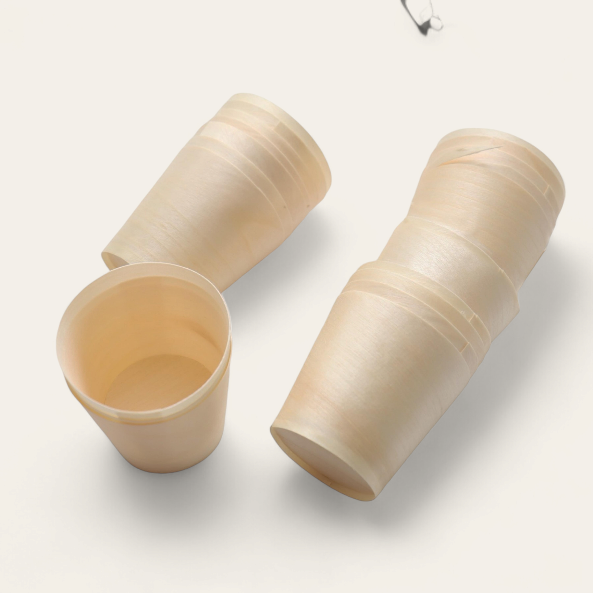 Disposable Bamboo Cups 8x6cm Large 20pack