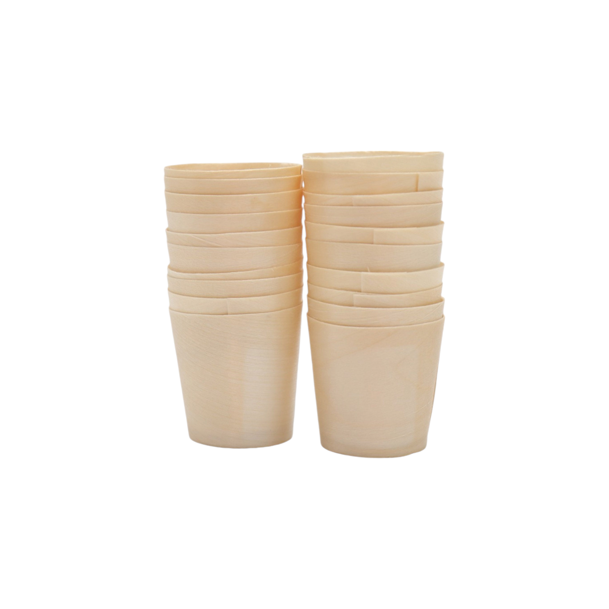 Disposable Bamboo Cups 8x6cm Large 20pack