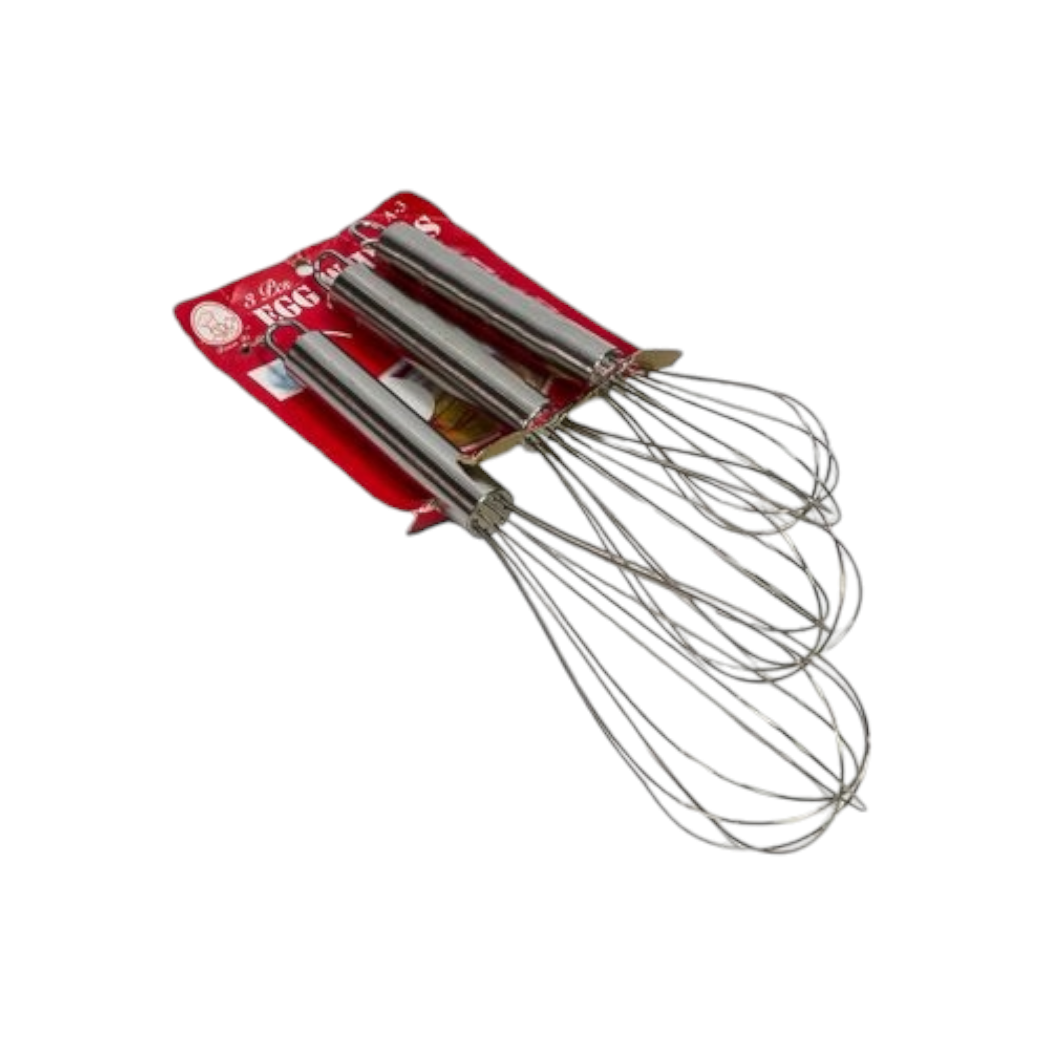 Stainless Steel Whisks 3pc Set