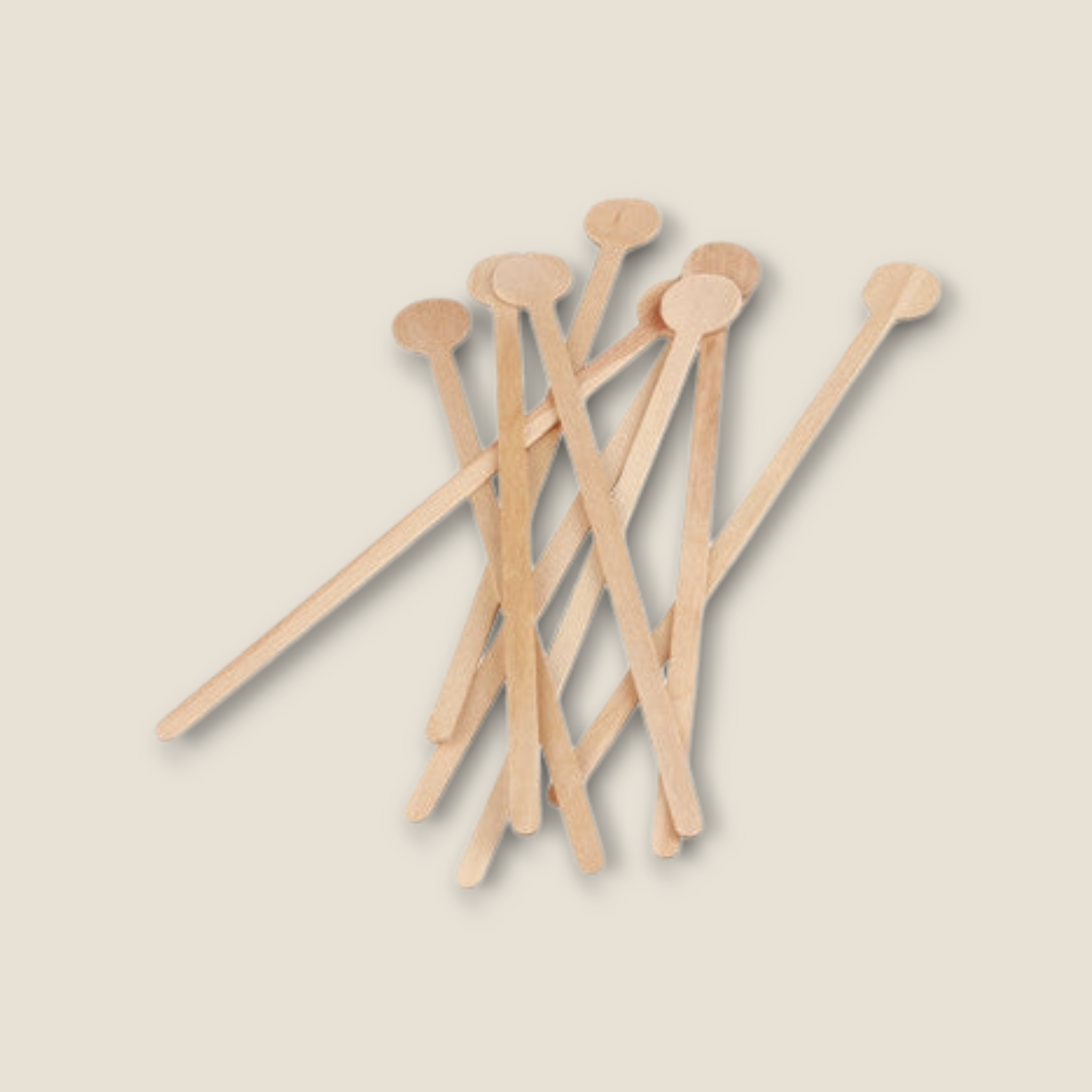 Cocktail Stirrer Sticks 18cm Round  Birchwood 100pack