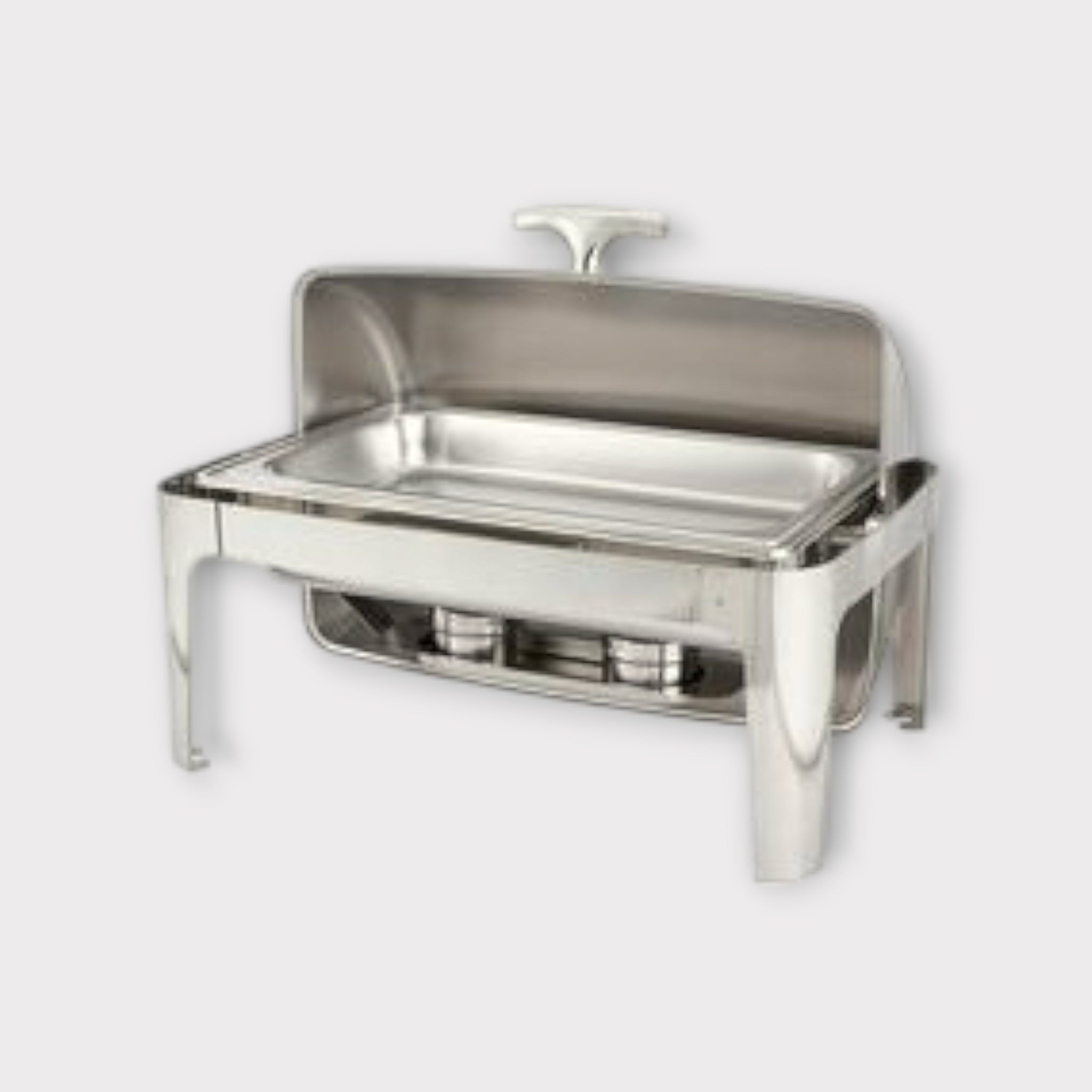 Chafing Dish Rectangular Roll on Top Baine Marie