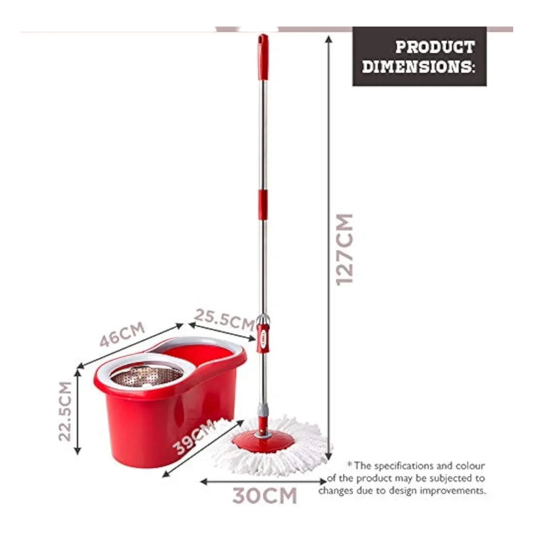 LIAO Tornado Mop with Bucket Steel XHCL087