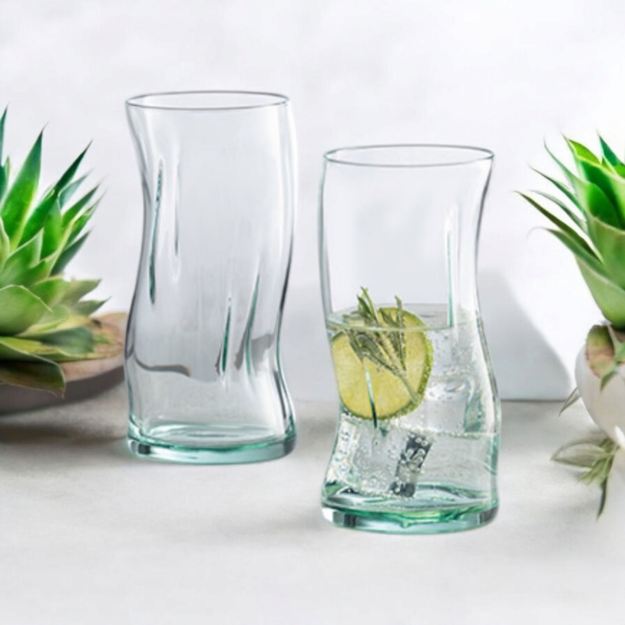 Pasabahce Amorf Hiball Glass Tumbler 440ml Recycle 4pack