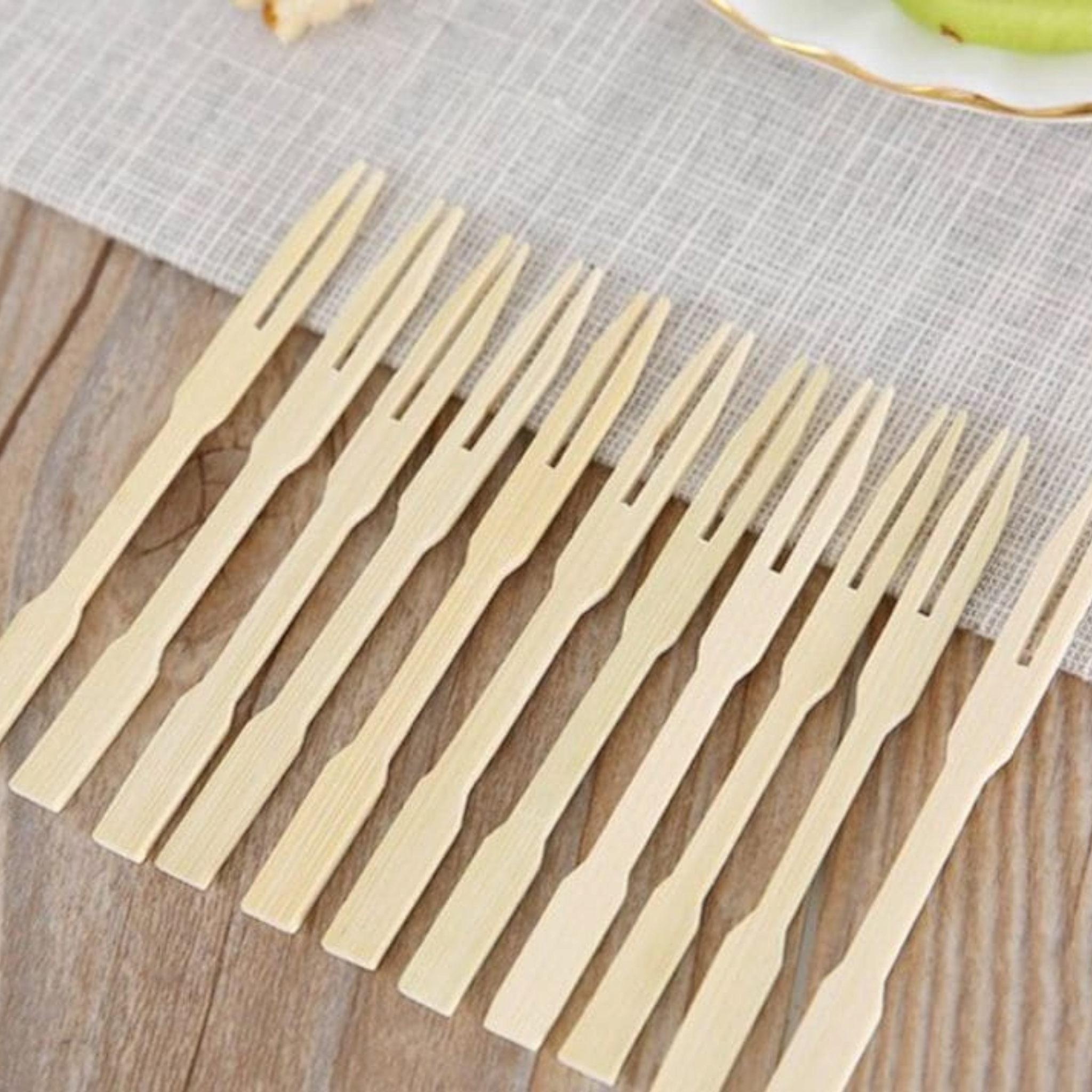 Wooden Bamboo Cocktail Picks 9cm 50pack