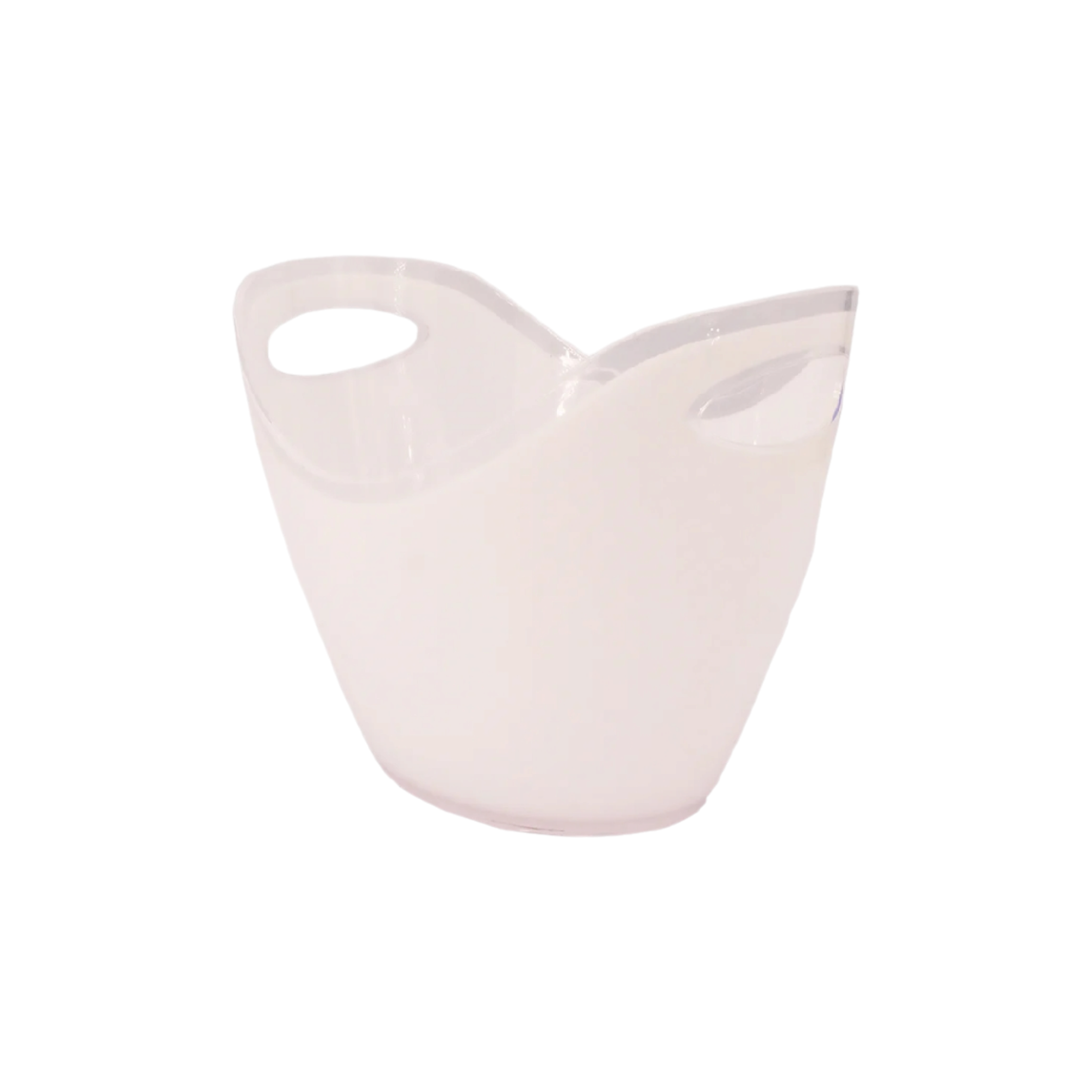 Bar Butler Ice Bucket Oval White Double Walled 4mm PS Plastic 3.5Ltr