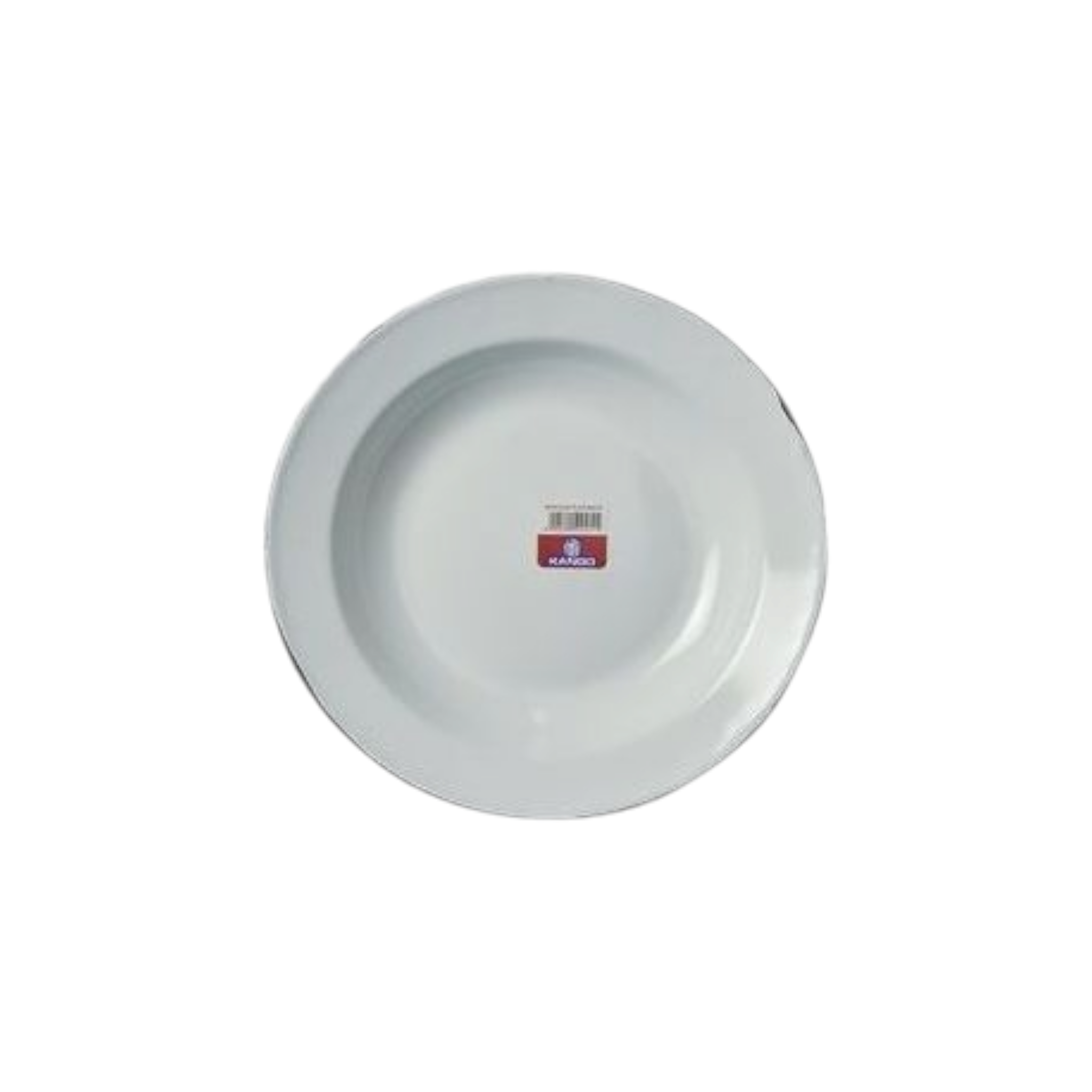 Enamel Soup Plate White 24cm