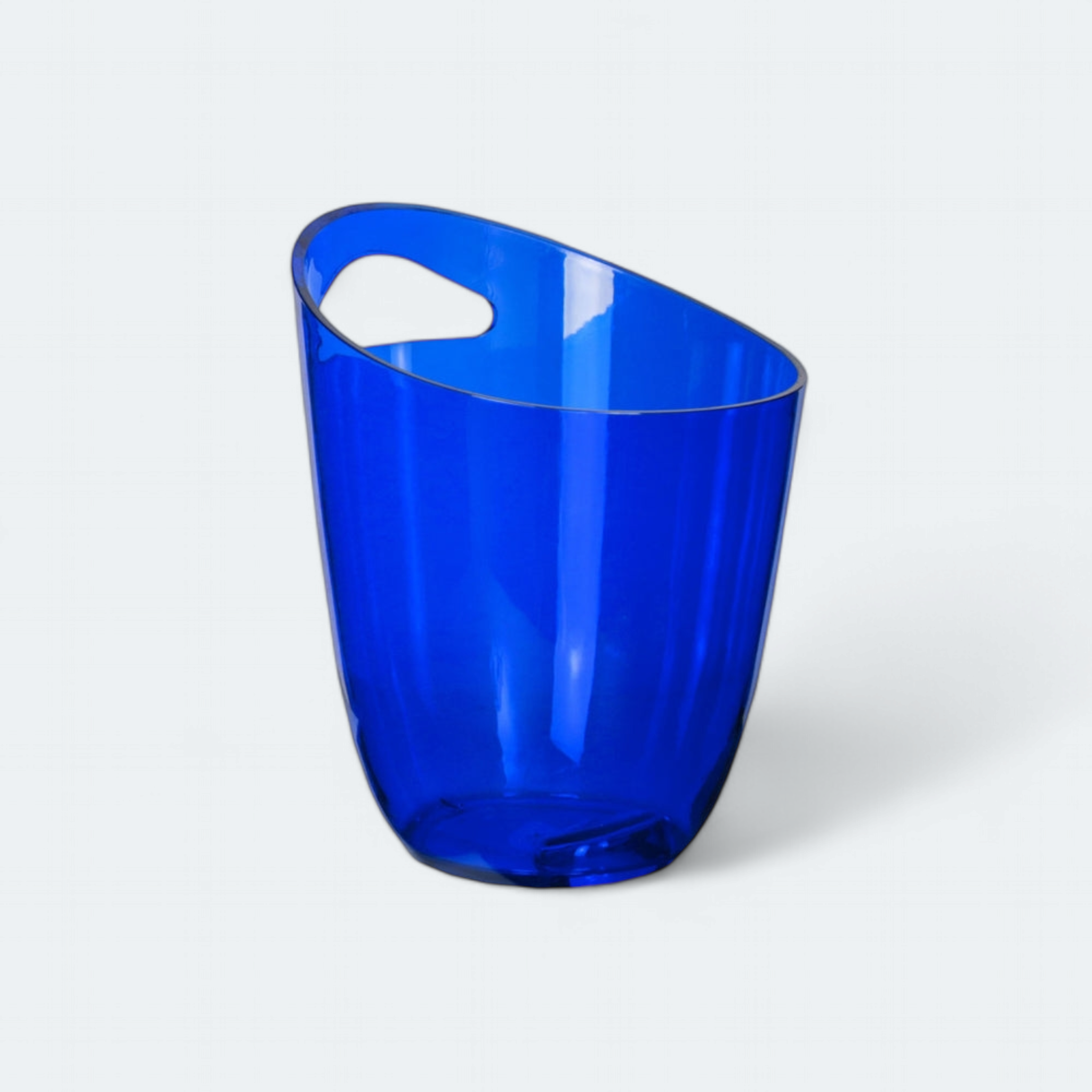 Bar Butler Acrylic Ice Bucket Clear Blue PS Plastic 3L 240x190mm 73138