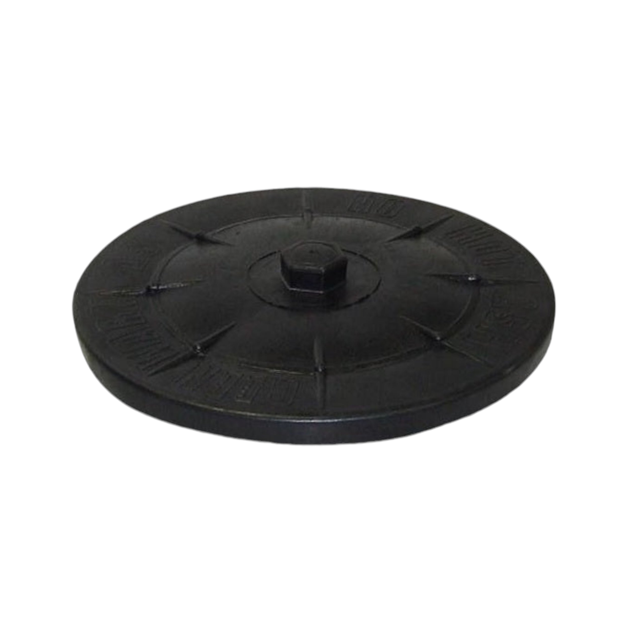 90L Refuse Rubber Bin Lid Black Heavy Duty Plastic