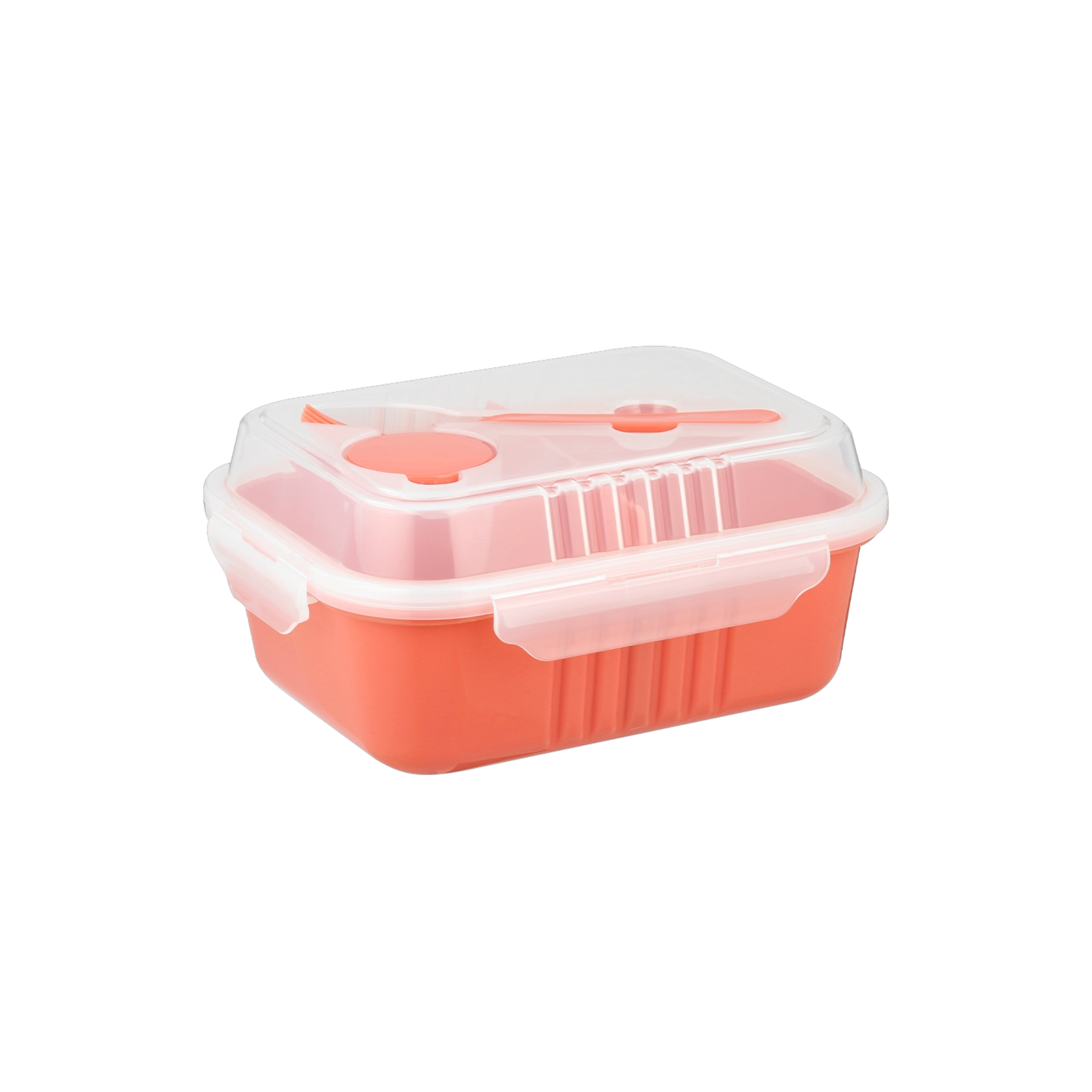 1.7L Snappy Lunchbox Rectangle Coral SN-1700C