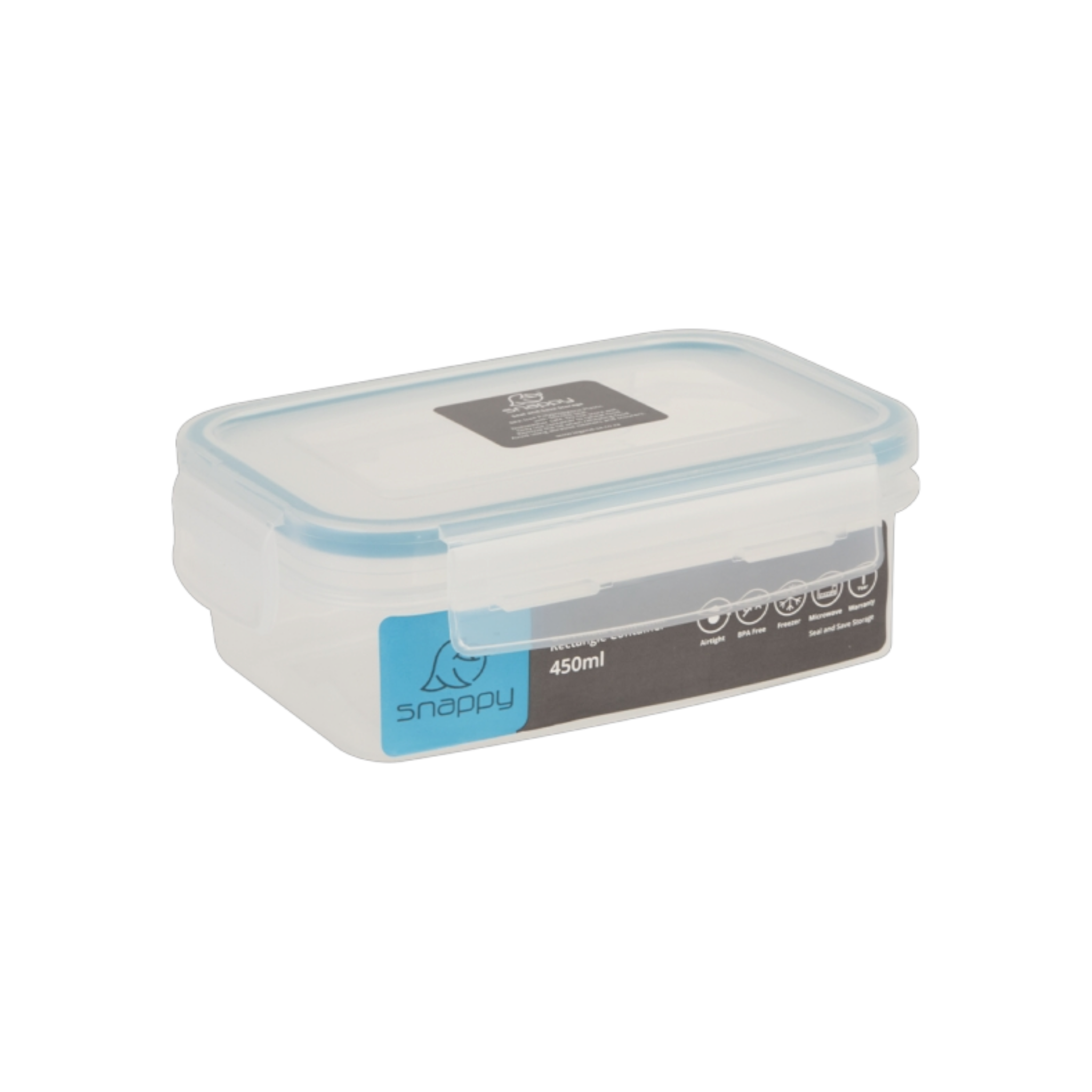 450ml Snappy Food Storage Container Rectangle SN-R2