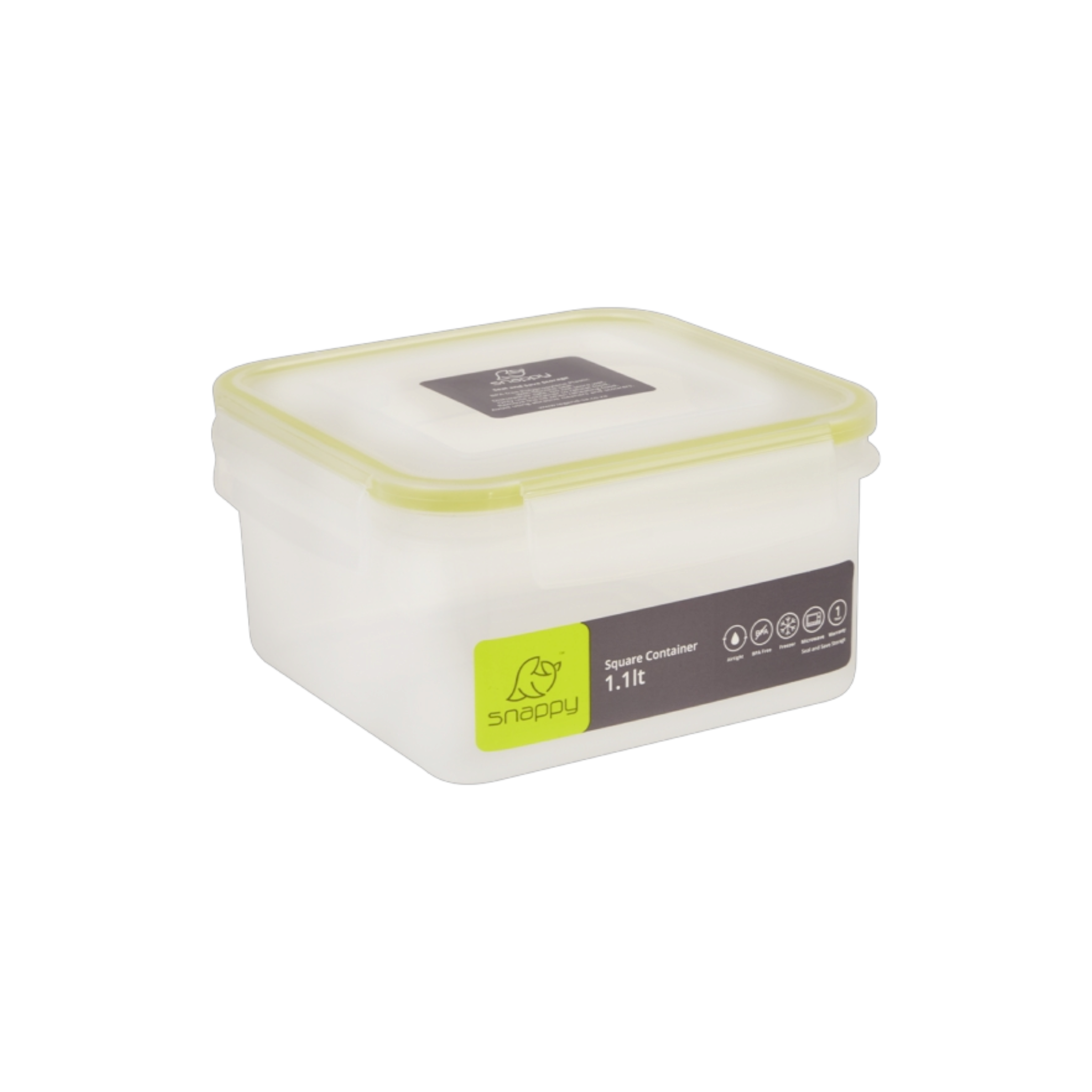 1.1L Snappy Food Storage Container Square SN-S21