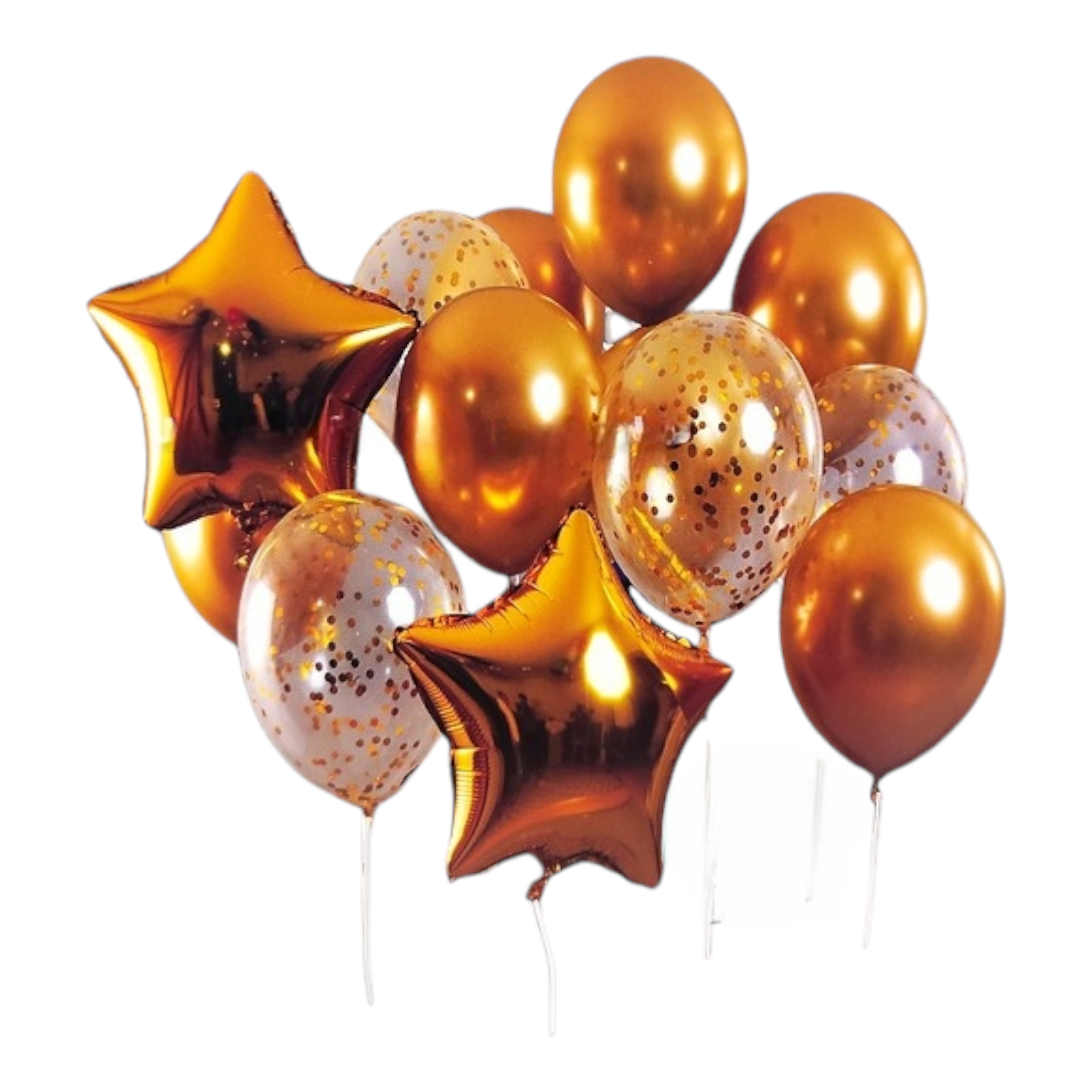 Latex Foil Balloon Bouquet 13pc Set