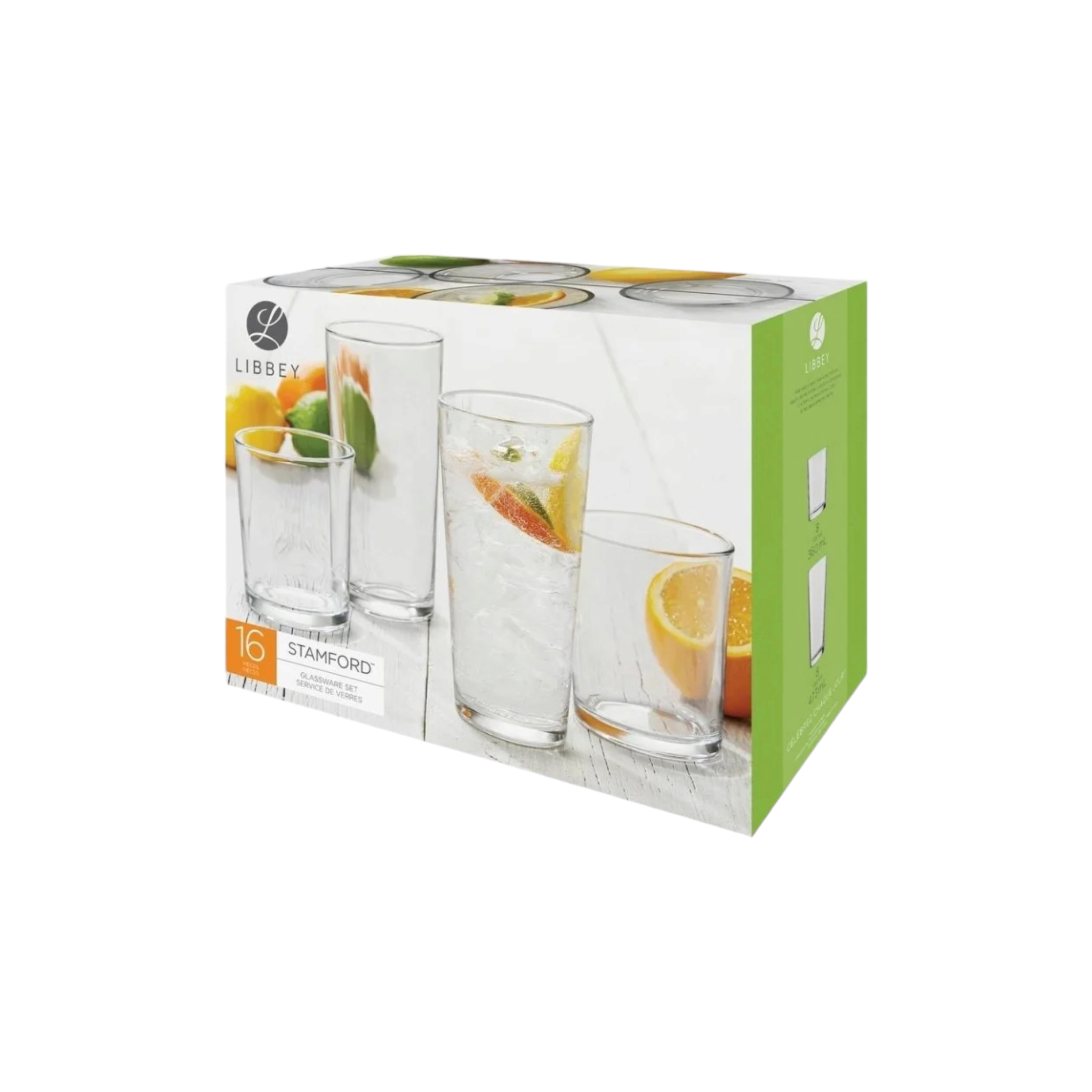 Glass Tumbler Libbey Stamford 16pack 4692