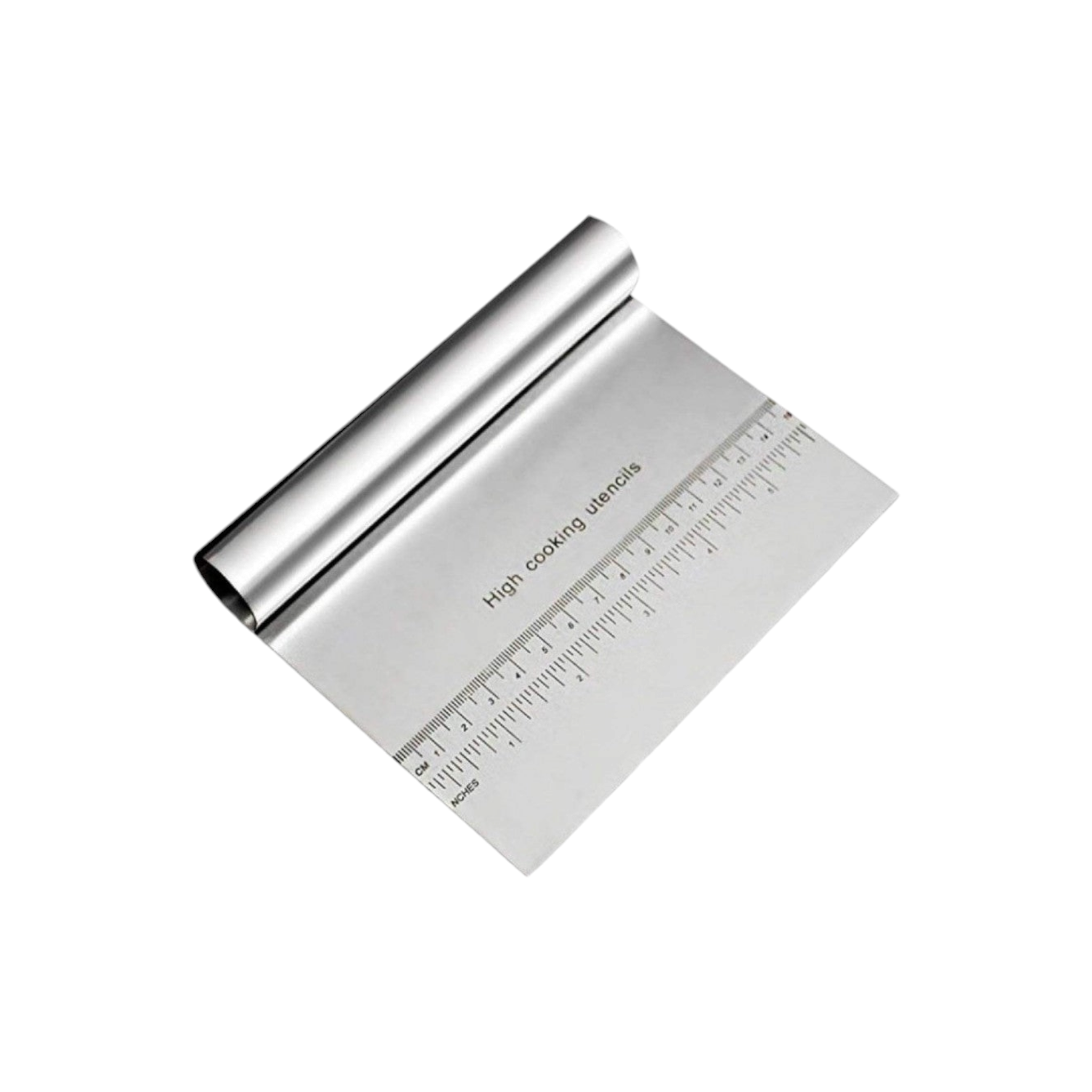 Stainless Steel Dough Scraper Cutter 22x12cm with Measurments KG1456