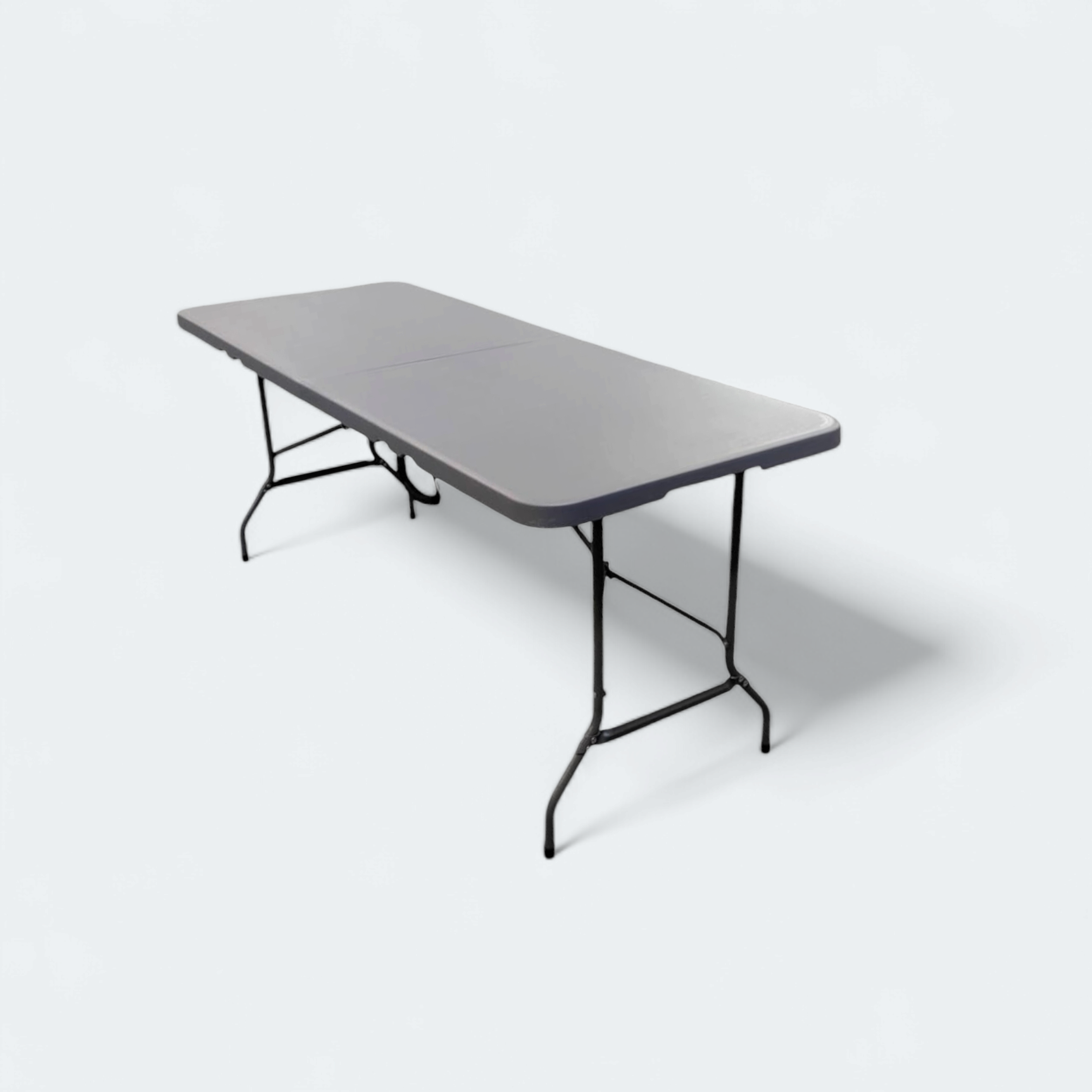 1.8m Folding Trestle Table 6ft Grey