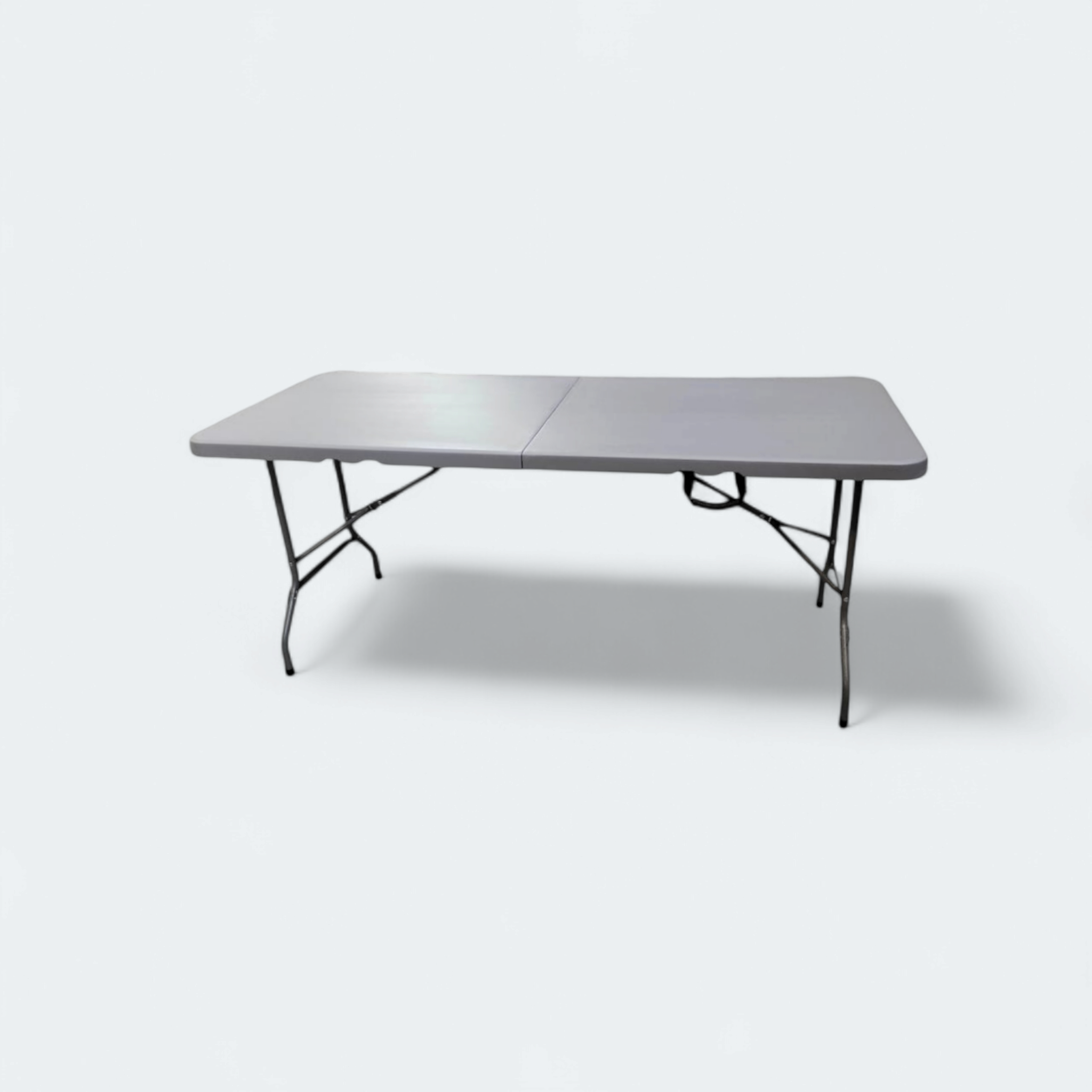 1.8m Folding Trestle Table 6ft Grey