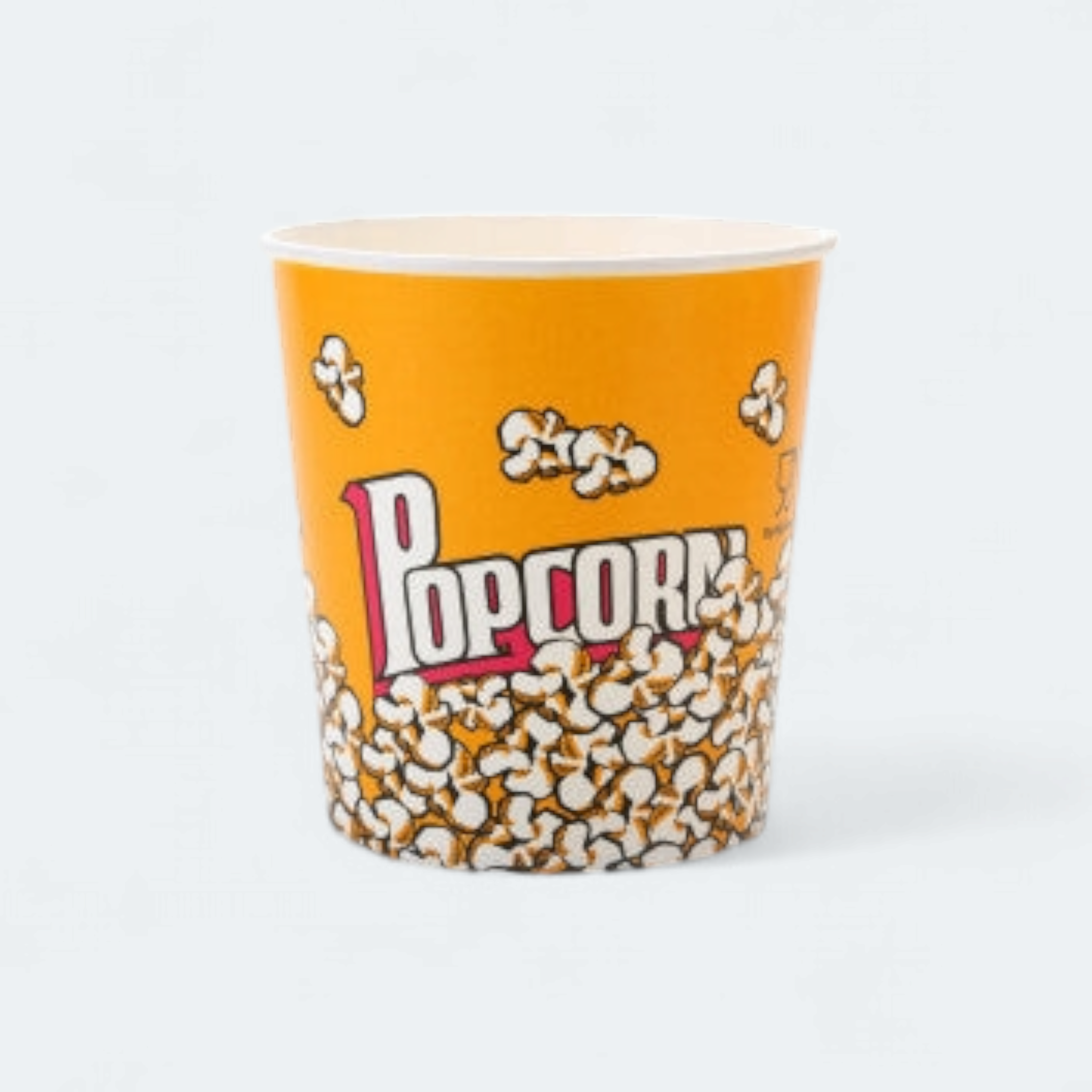 Popcorn Bucket 3.8L - 130oz Paper Box Holder Round