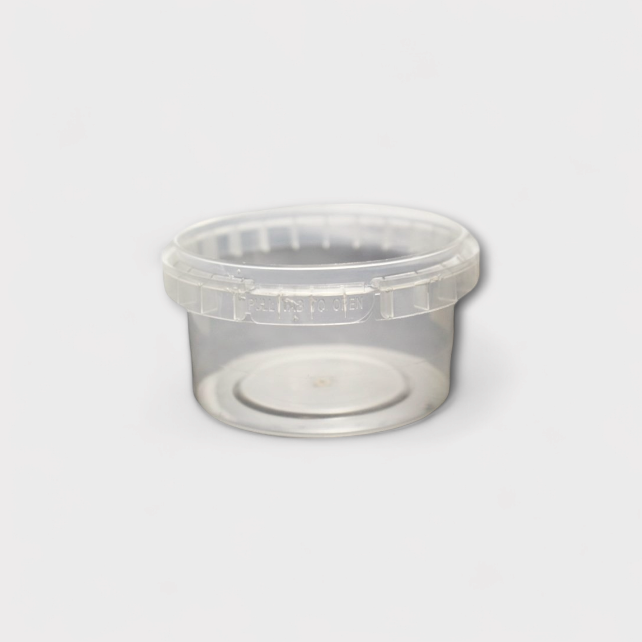 180ml PET Plastic Tub Tamper Proof with Clear Lid 10pack