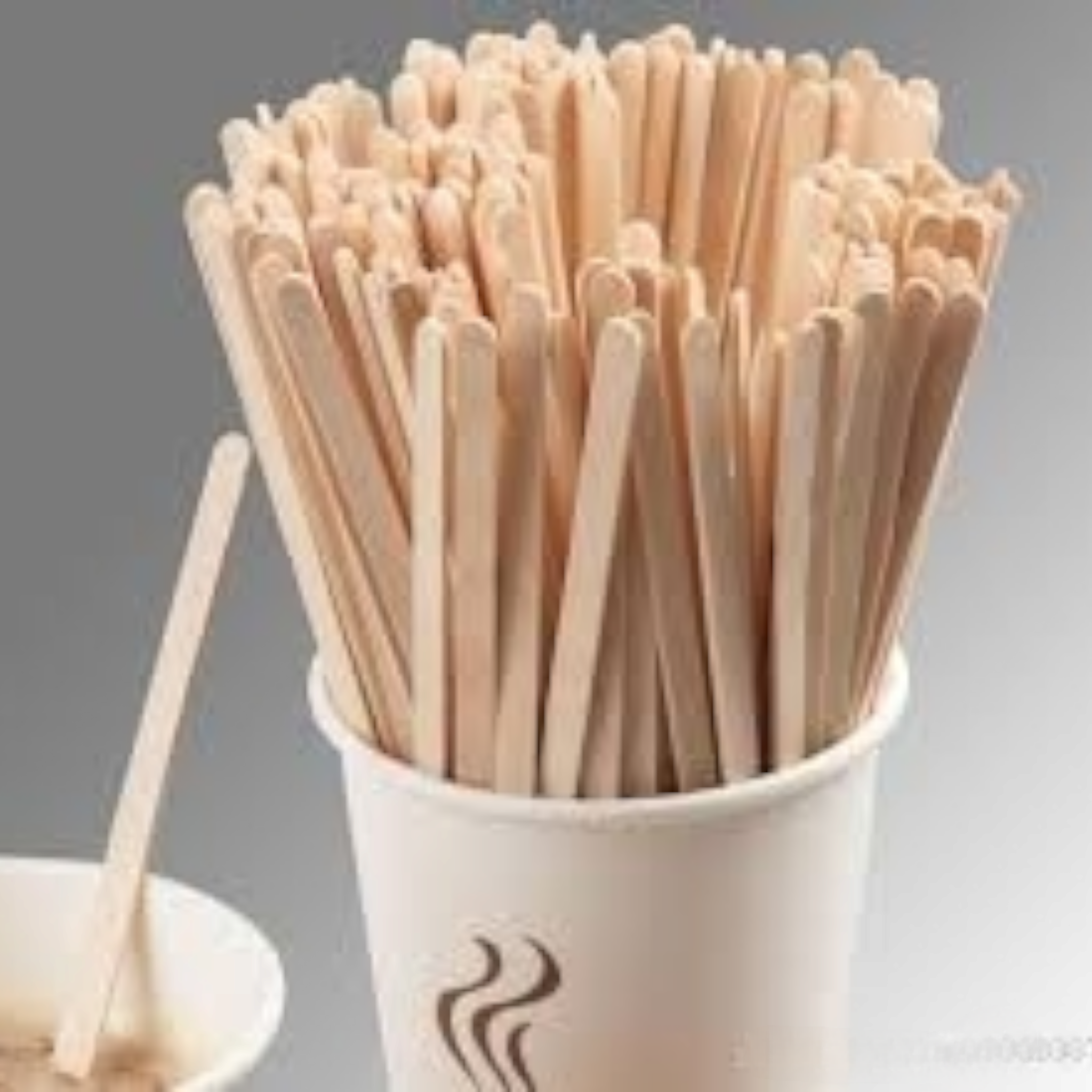 Wooden Cocktail Stirrer Sticks 11.5x1cm 50pack