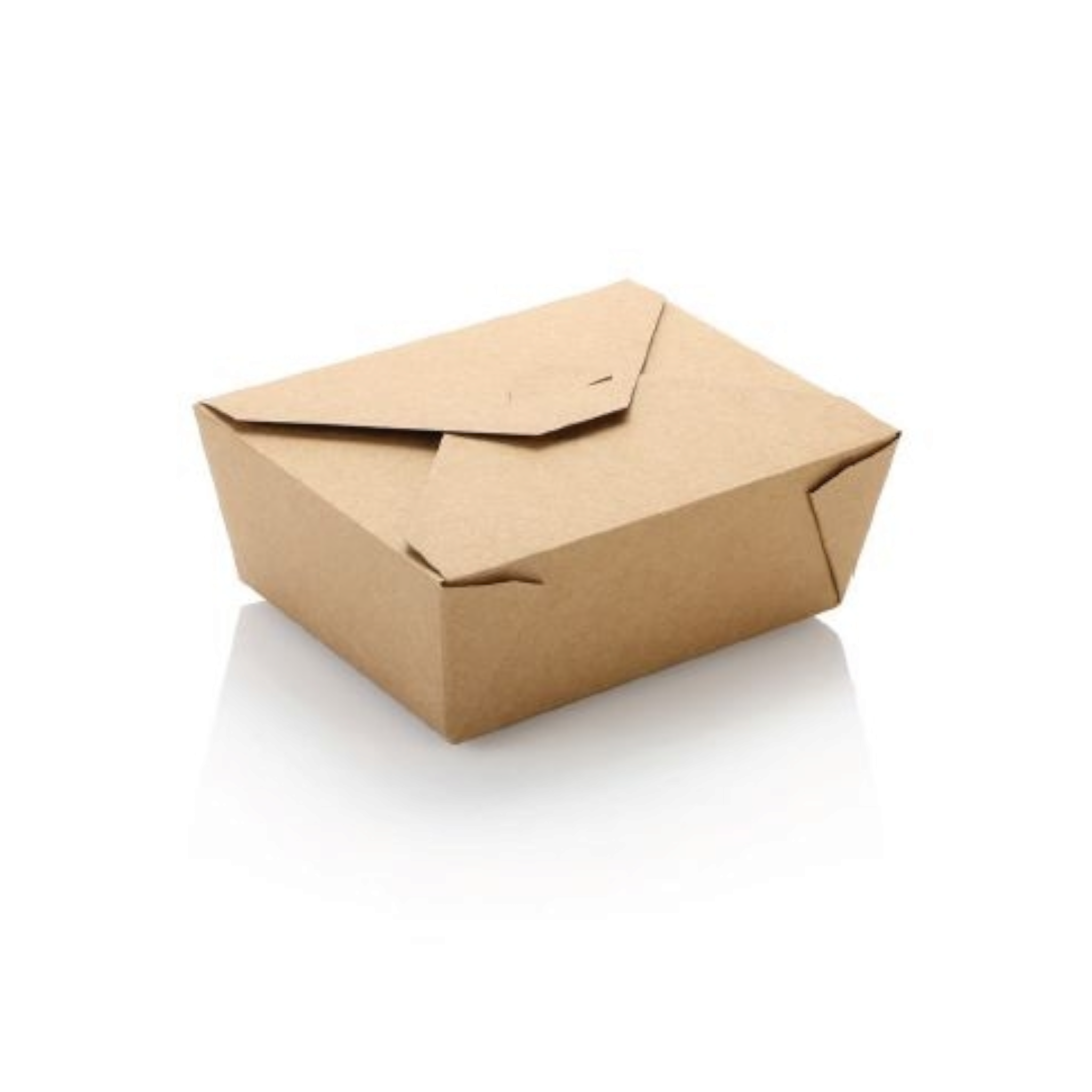 Kraft Paper Food Lunch Box No.1 800ml 10pack