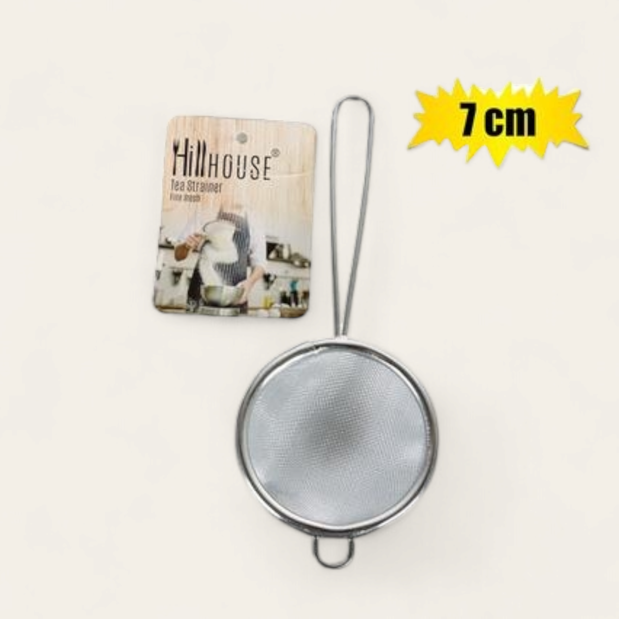 Hillhouse Wire Tea Strainer 7cm Stainless Steel