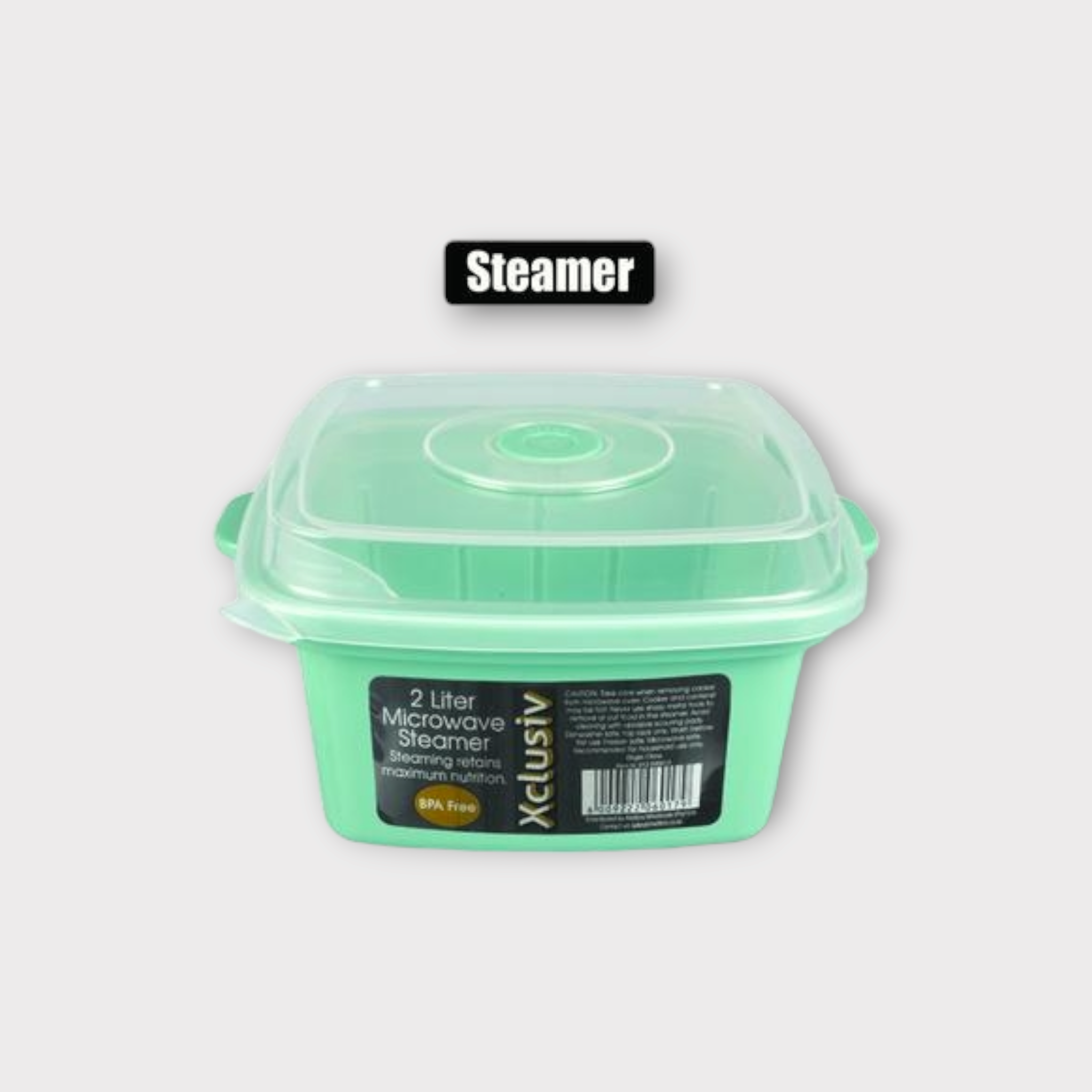 Xclusiv Microwave Steamer 18x10cm