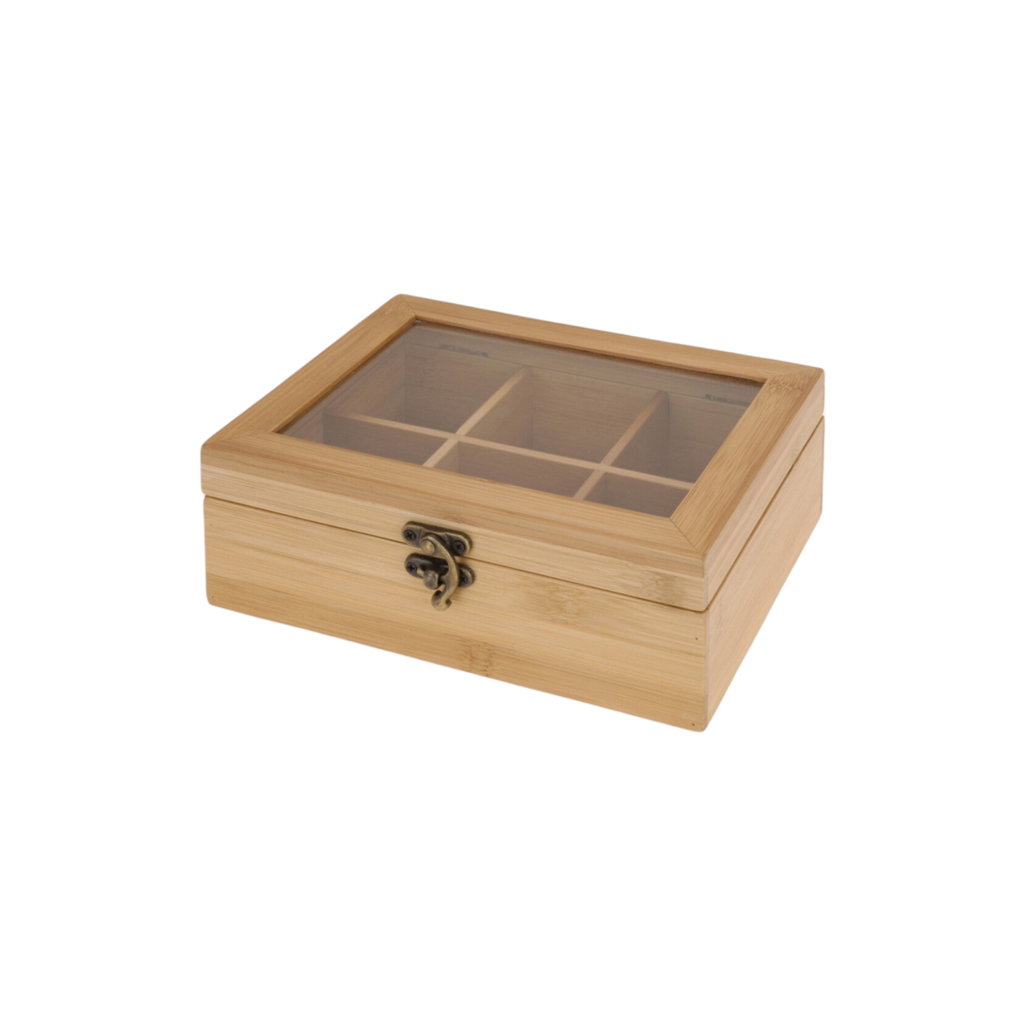 Wooden Bamboo Tea Box  21013