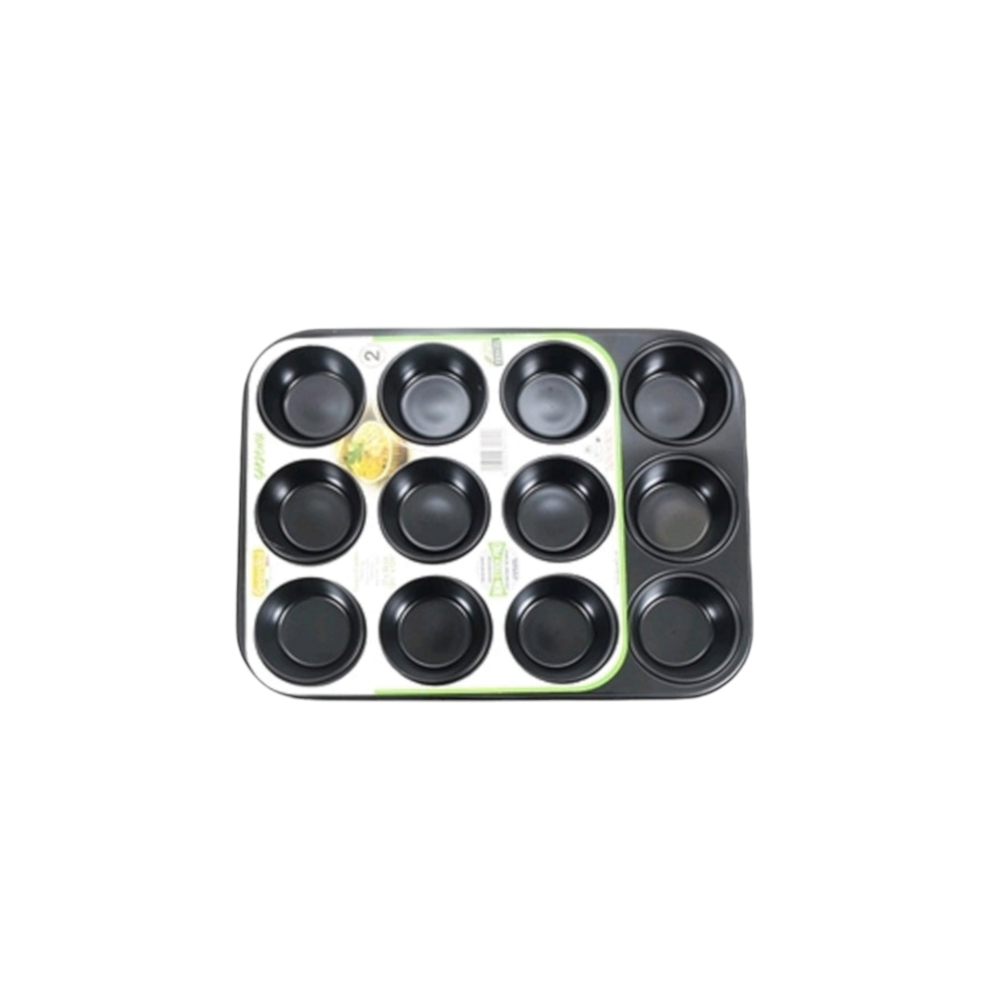 Guardini Muffin Baking Tray Black 12-Fit 33439