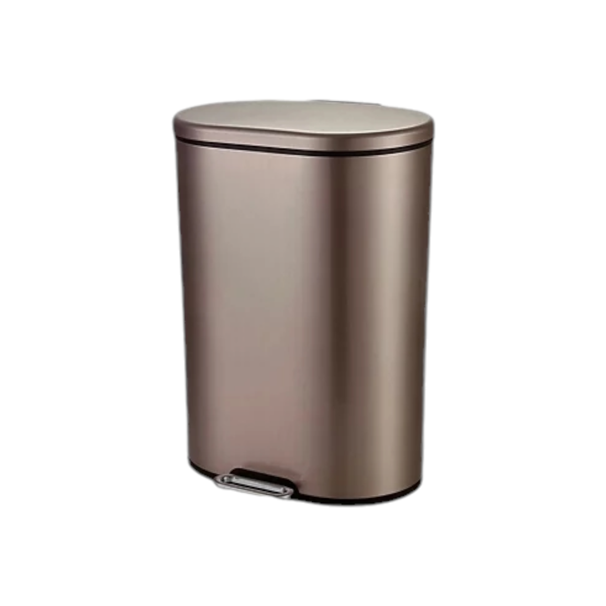 Continental Homeware Pedal Dustbin 12L Oval Champ Gold CH791