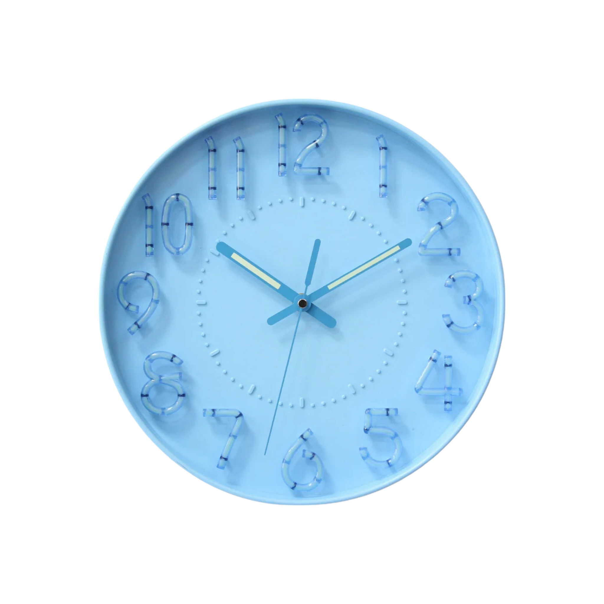 Wall Clock Round Glow In The Dark 30.5x3.5cm