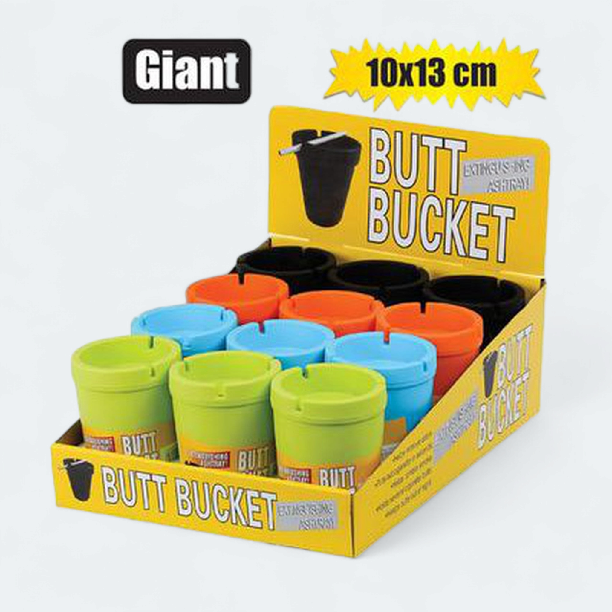 Ashtray Plastic Tub 10x13cm Giant Butt Bucket