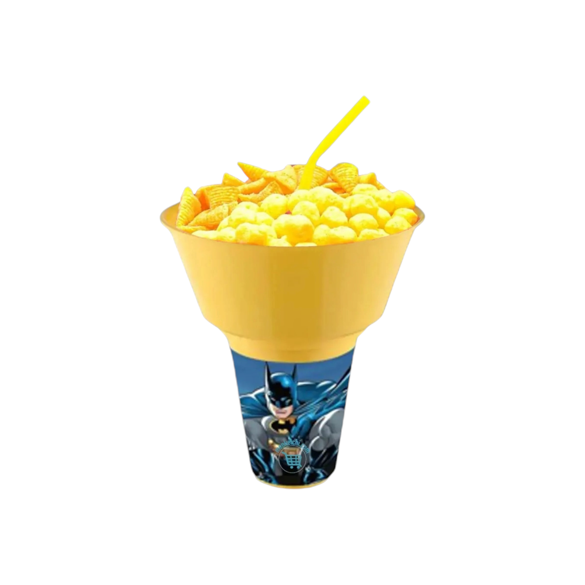 Tuffex Drink Cup & Snack Holder 2-in-1 Yellow TP564