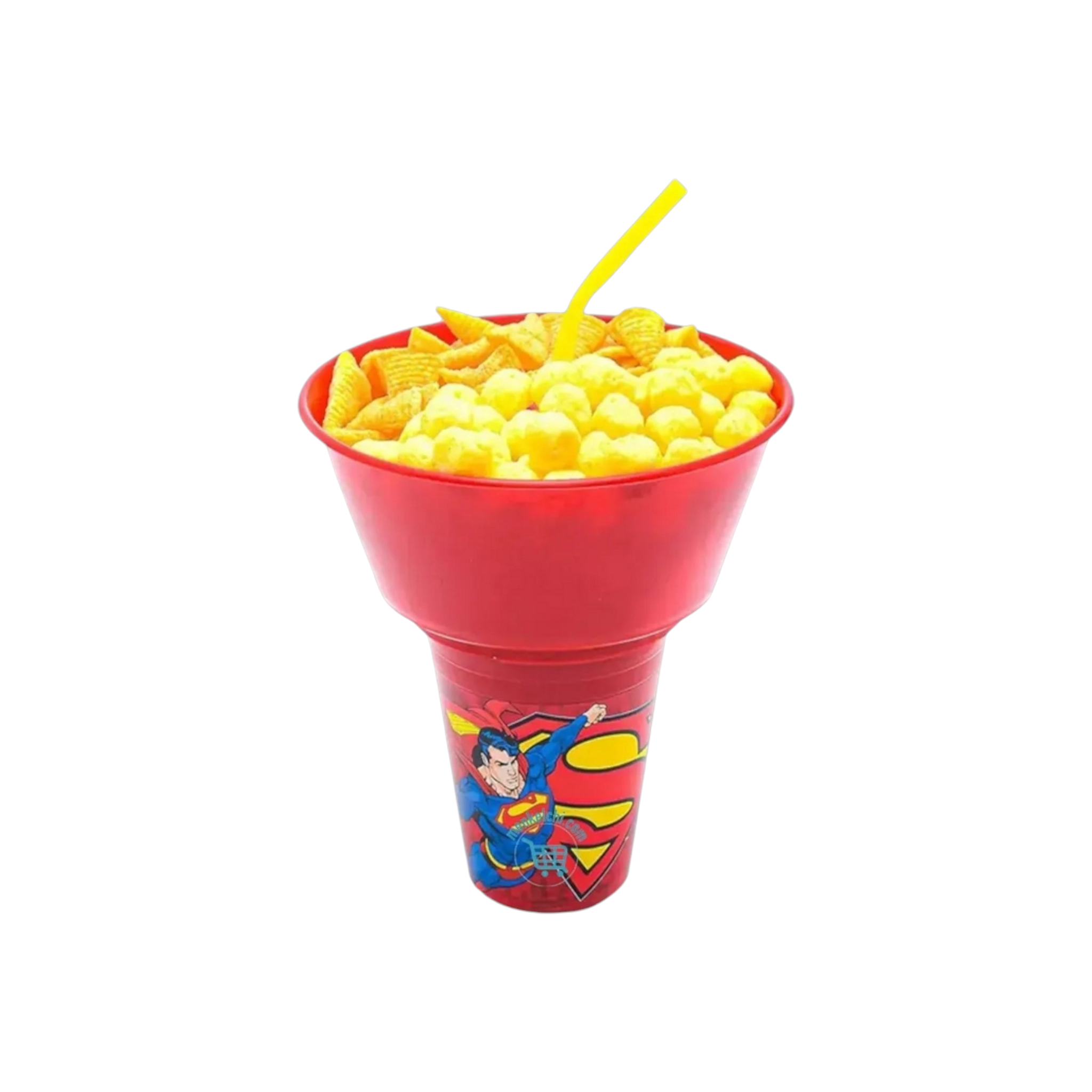 Tuffex Drink Cup & Snack Holder 2-in-1 Yellow TP564