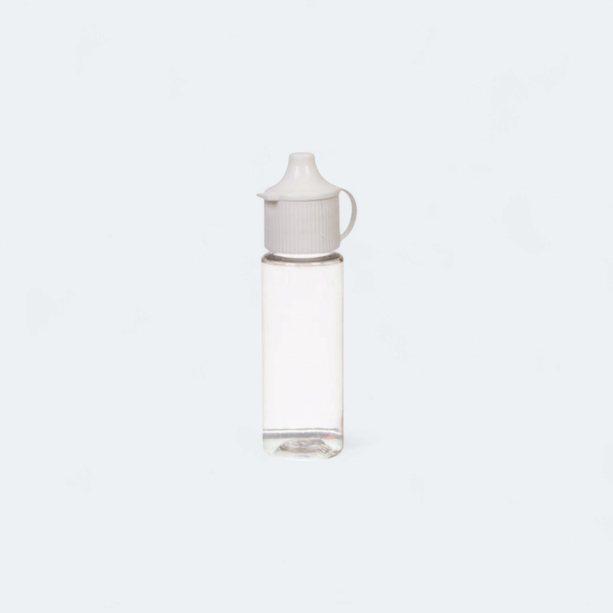 15ml Dropper Bottle Plastic Clear with Flip Ratchet Lid 10pack